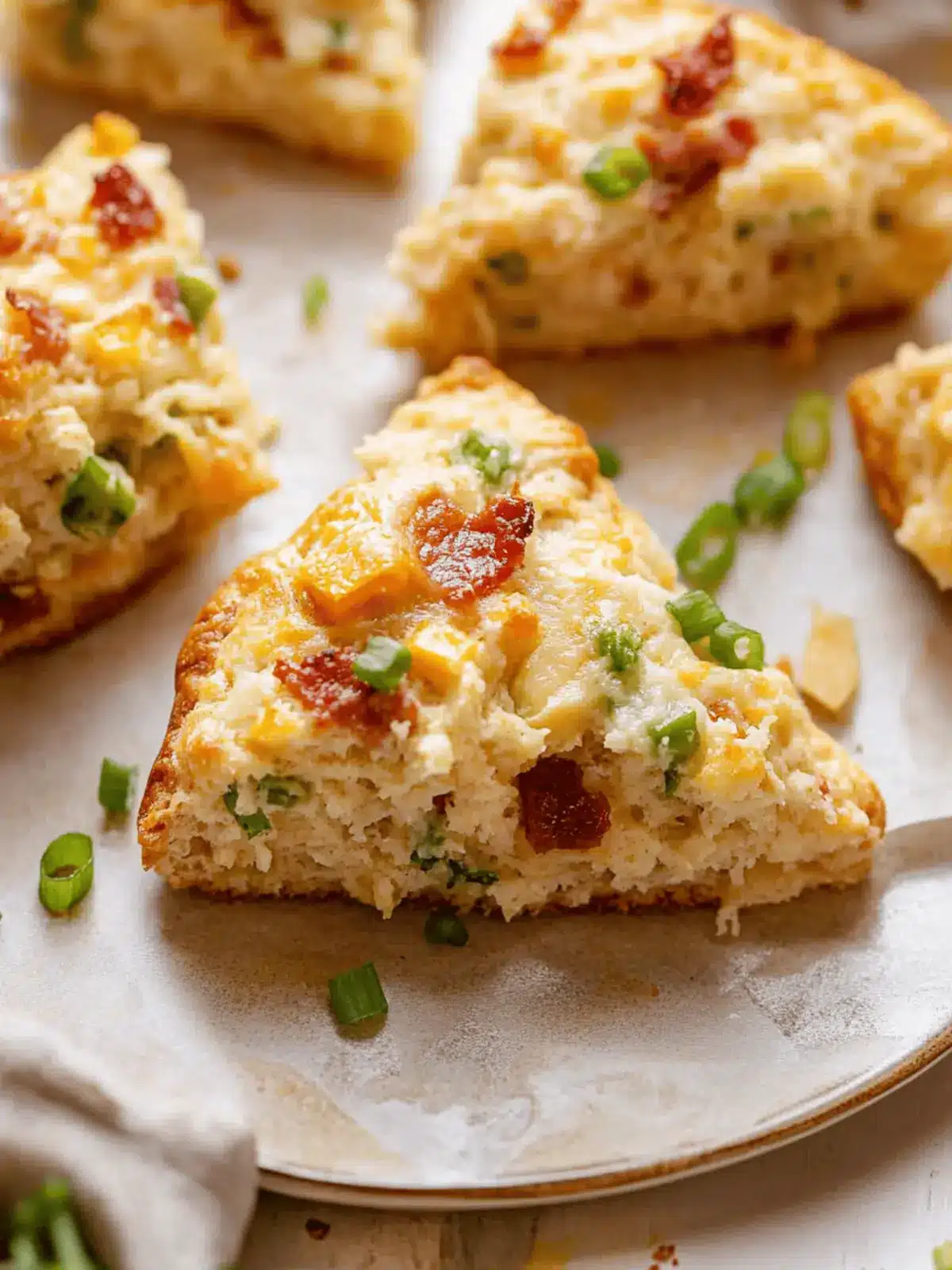Savory Bacon, Cheddar, & Scallion Scones You'll Crave Forever 3 Savory Bacon, Cheddar, & Scallion Scones