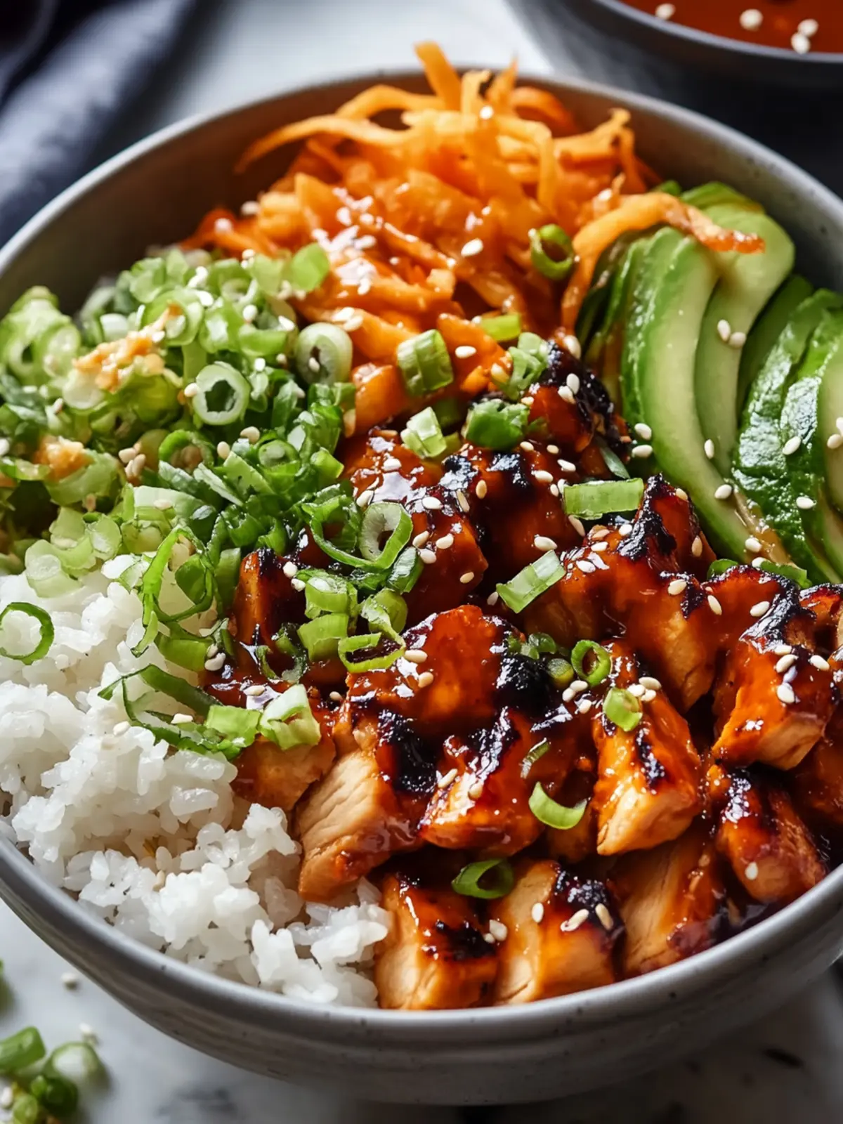 Savor Homemade Korean BBQ Chicken Bowls in Just 30 Minutes 2 Korean BBQ Chicken Bowls