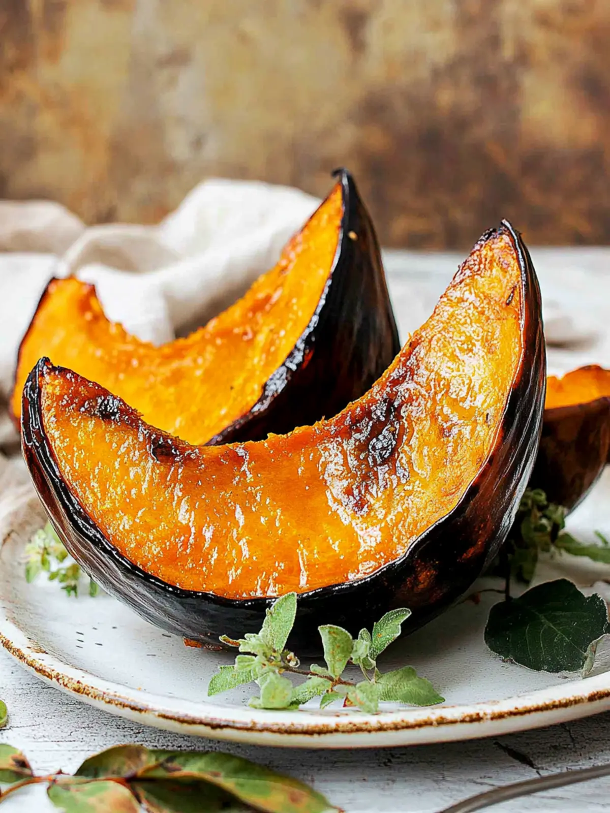 Easy Roasted Pumpkin Wedges with Herbs and Feta Delight 4 Easy Roasted Pumpkin