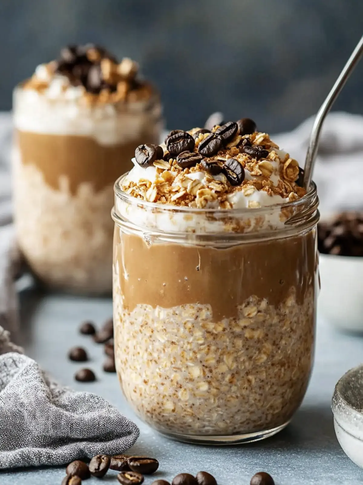 Energizing Brown Sugar Shaken Espresso Overnight Oats Recipe 2 Brown Sugar Shaken Espresso Overnight Oats Recipe