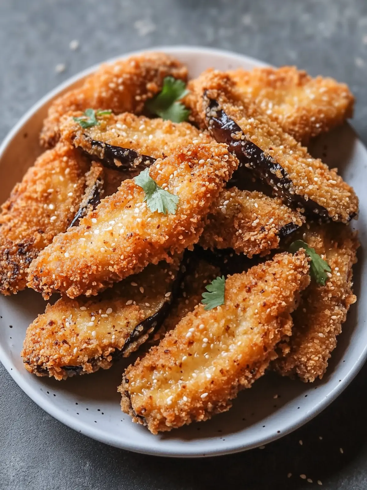 Crispy Eggplant Katsu Perfectly Fried or Baked at Home 3 Crispy Eggplant Katsu (Fried or Baked)