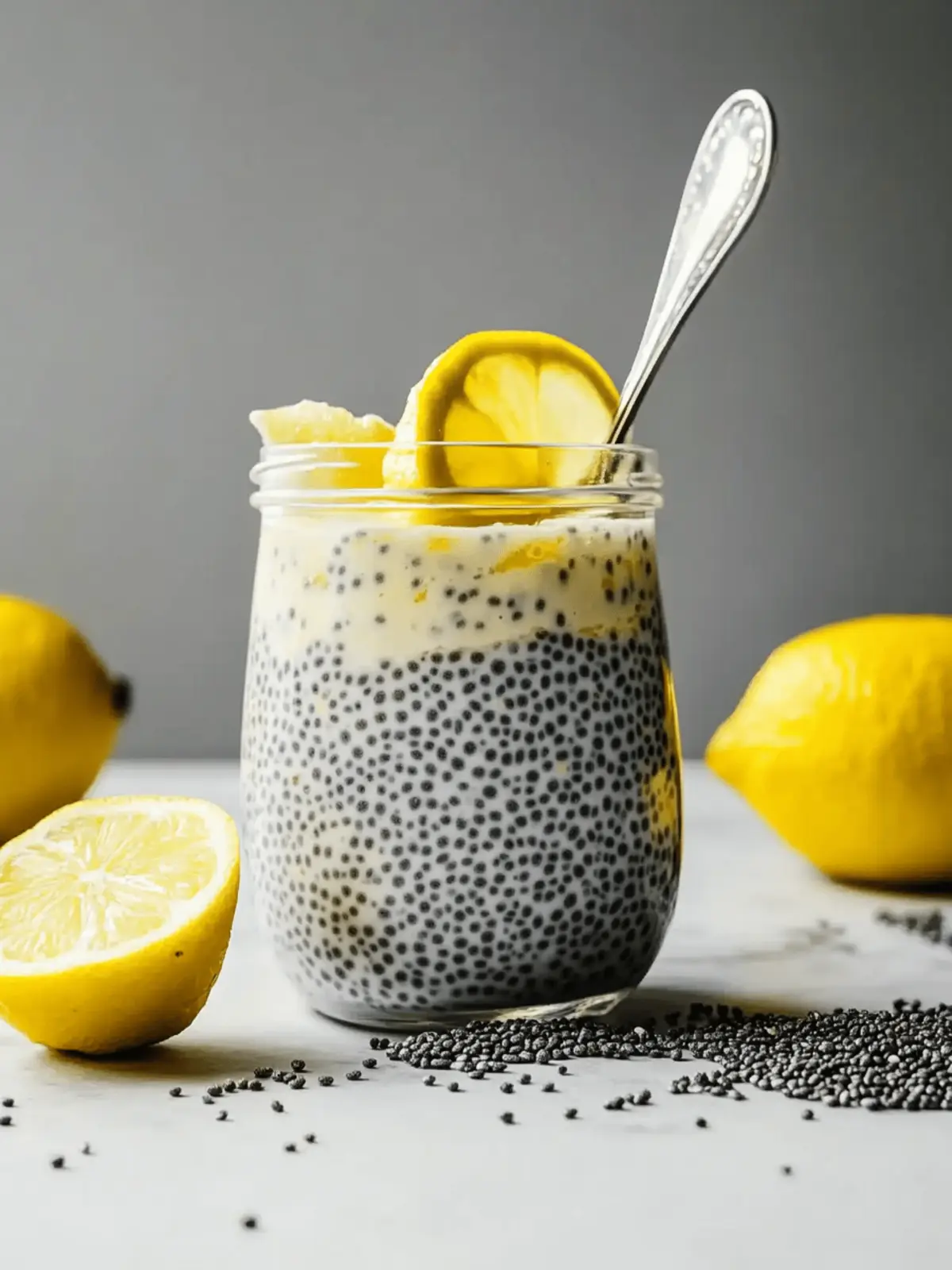 Lemon Cream Chia Pudding for a Refreshing Healthy Treat 4 Lemon Cream Chia Pudding