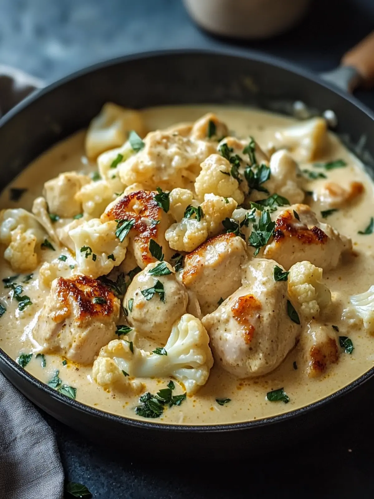 Savory Creamy Chicken and Cauliflower for Cozy Nights 4 Creamy Chicken and Cauliflower