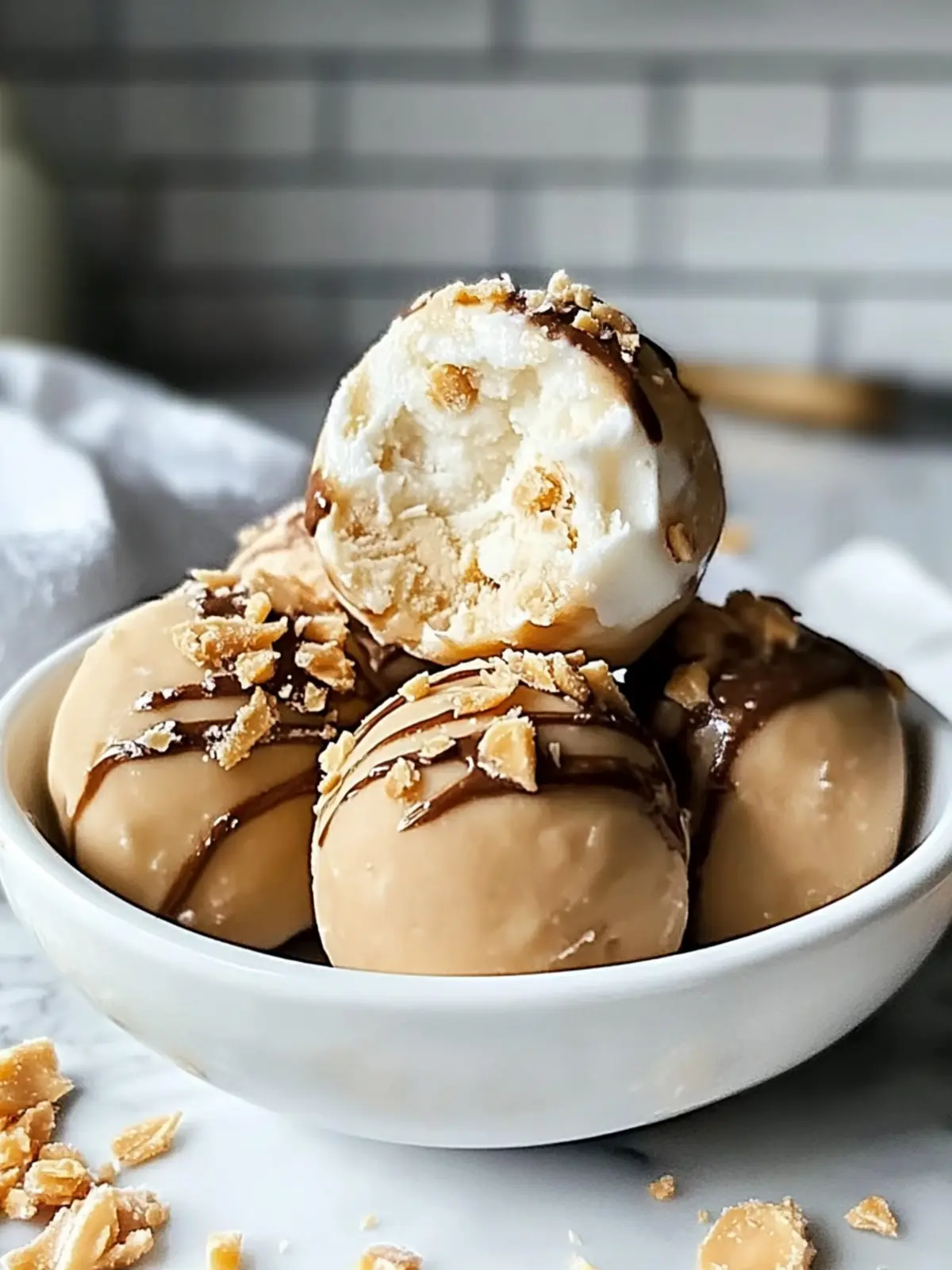 High Protein Frozen Peanut Butter Greek Yogurt Bites Delight 3 High Protein Frozen Peanut Butter Greek Yogurt Bites