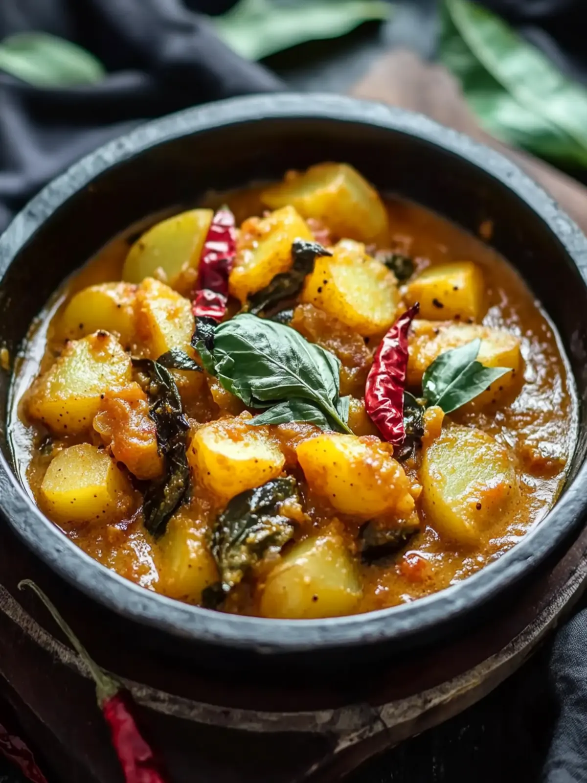 Sri Lankan Spicy Potato Curry Ala Theldala for Cozy Nights 3 Sri Lankan Spicy Potato Curry Ala Theldala