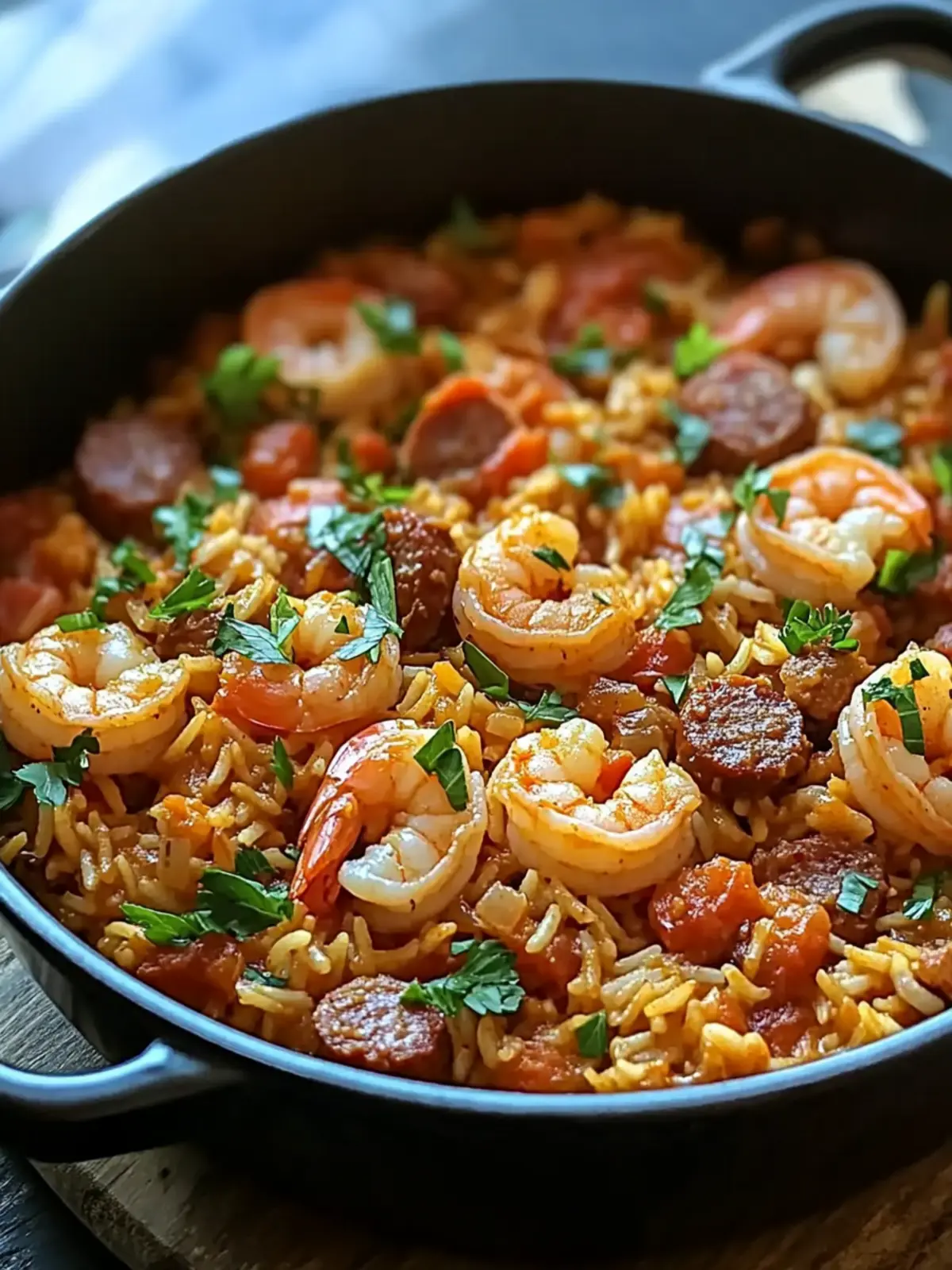 One Pot Shrimp and Sausage Jambalaya in 30 Minutes! 3 One Pot Shrimp and Sausage Jambalaya
