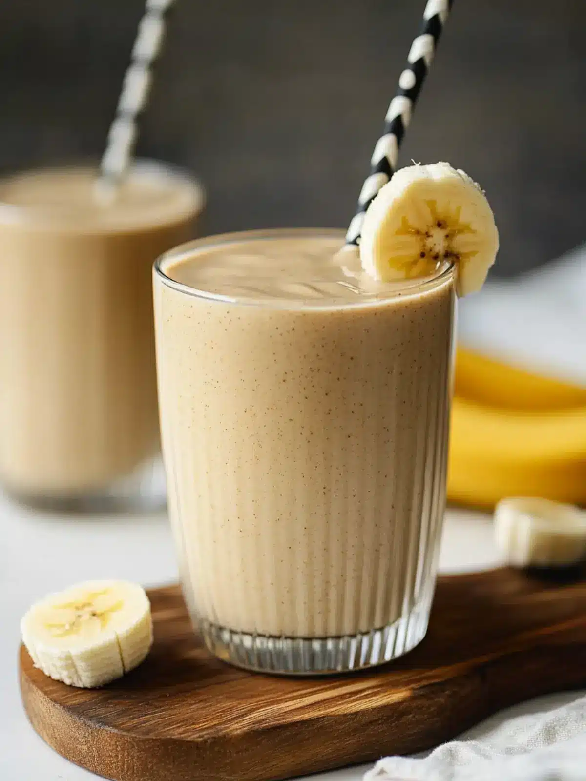 Deliciously Creamy Salted Banana Almond Butter Smoothie 3 Salted Banana Almond Butter Smoothie
