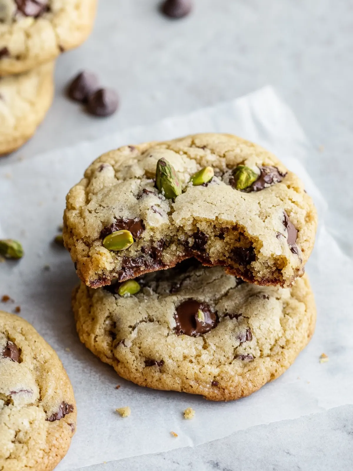 Decadent Brown Butter Pistachio Chocolate Chip Cookies Bliss 2 Brown Butter Pistachio Chocolate Chip Cookies