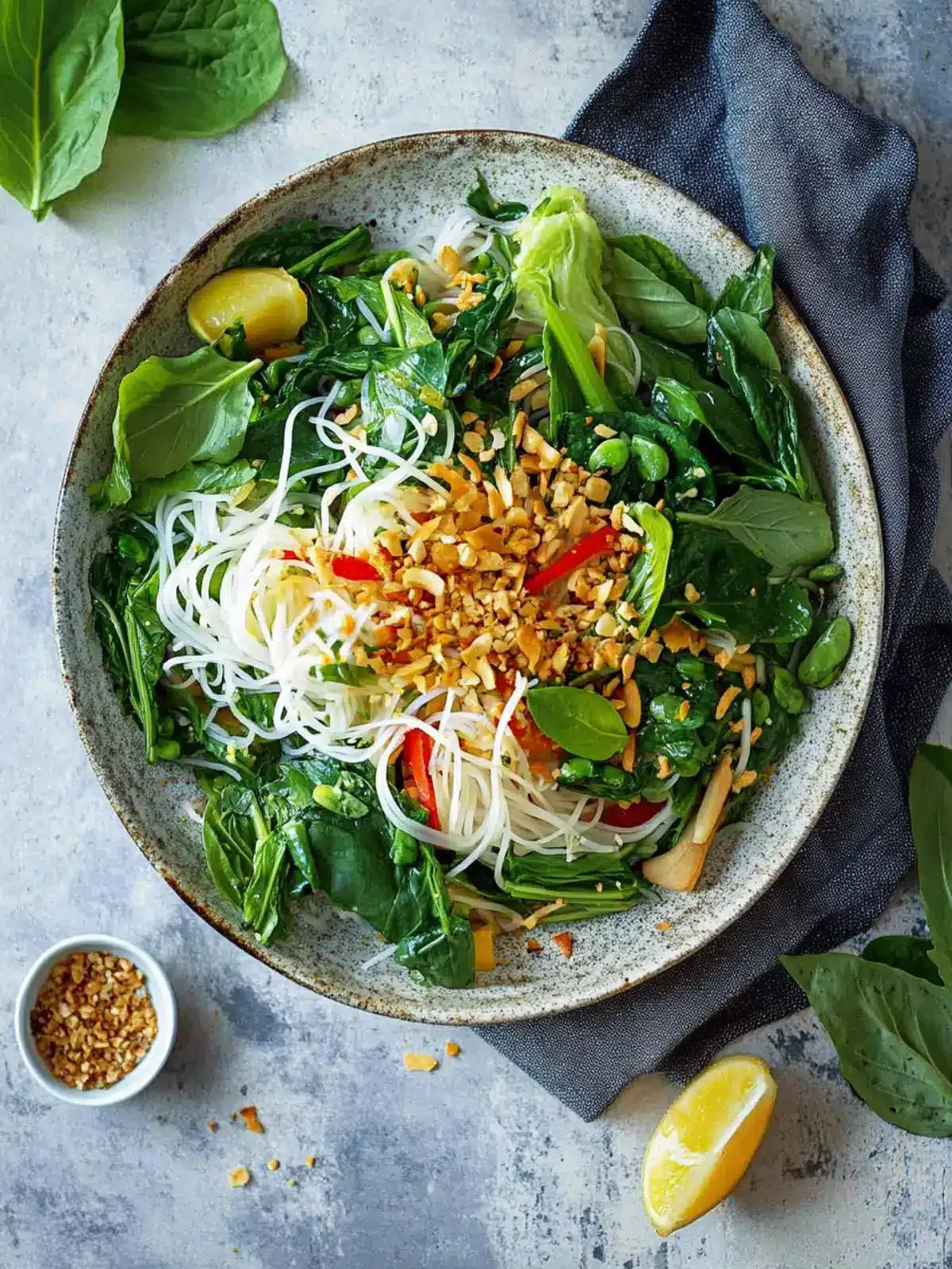Fresh Vietnamese Choy Sum and Noodle Salad You'll Love 4 Vietnamese choy sum and noodle salad