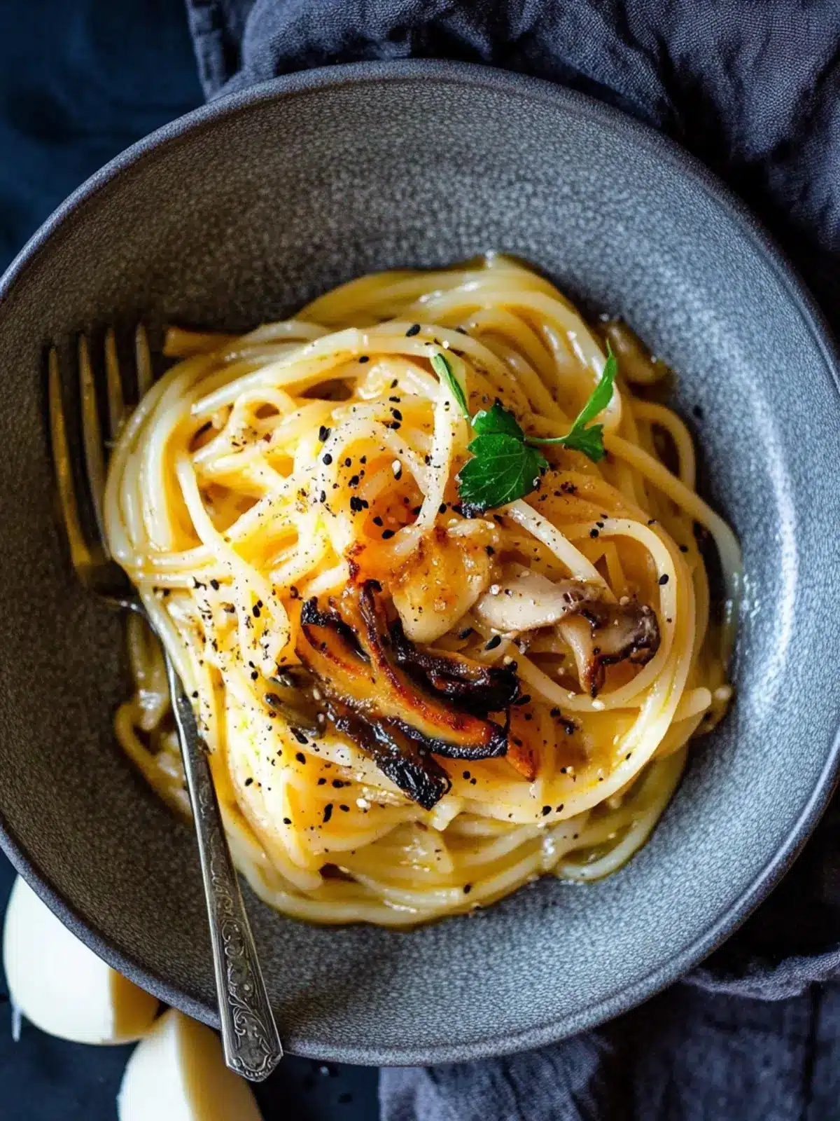 Savory Miso Pasta with Glistening Mushrooms: A Cozy Delight 2 Miso Pasta