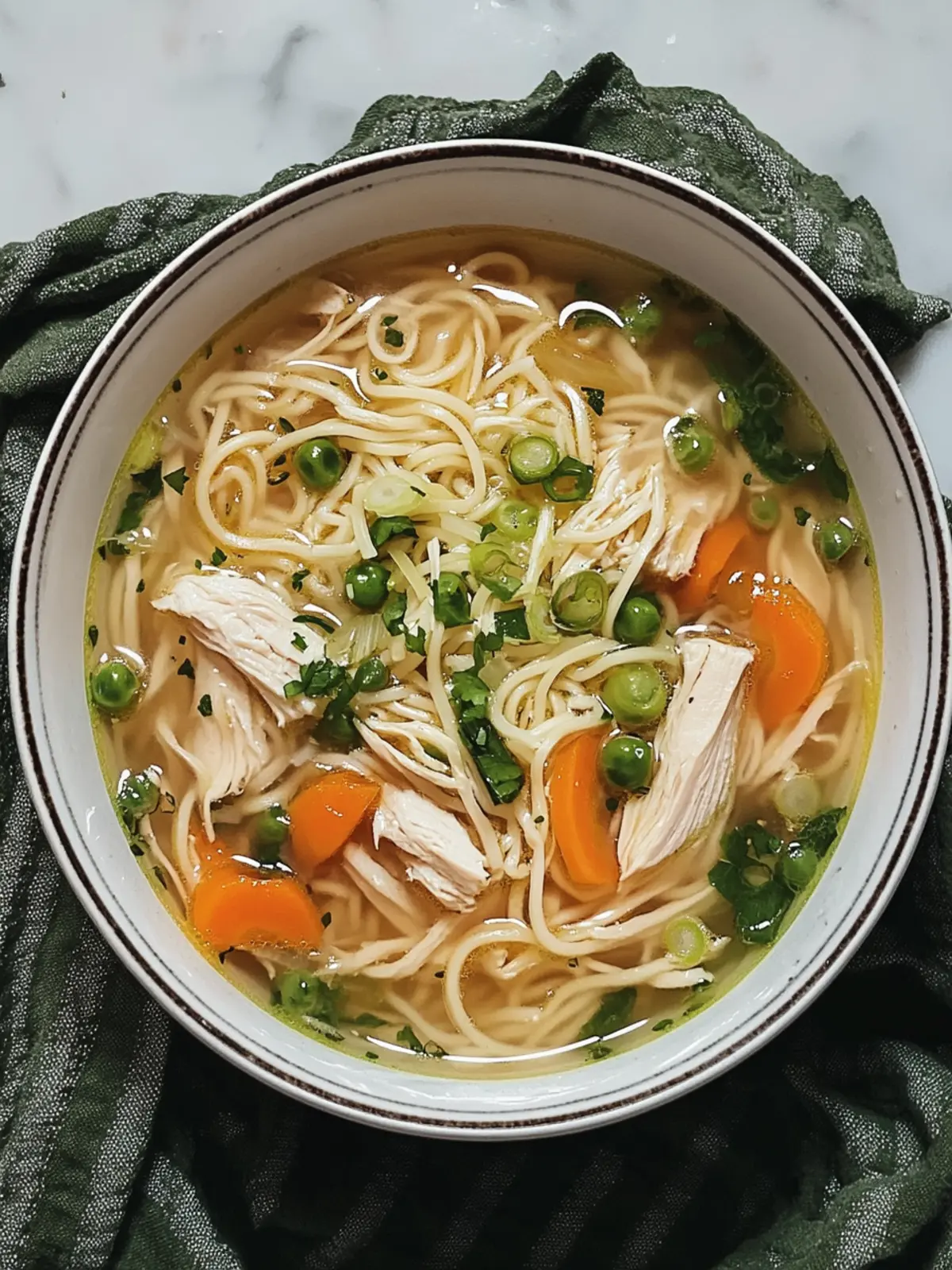 Ginger Scallion Chicken Noodle Soup for Cozy Nights at Home 4 Ginger Scallion Chicken Noodle Soup