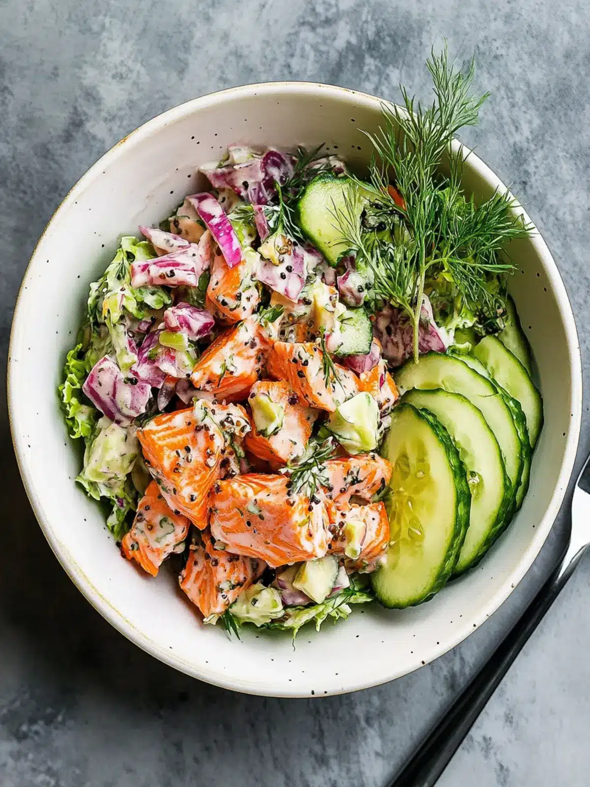 Zesty Salmon Salad with Creamy Lemon Dressing Delight 3 Salmon Salad