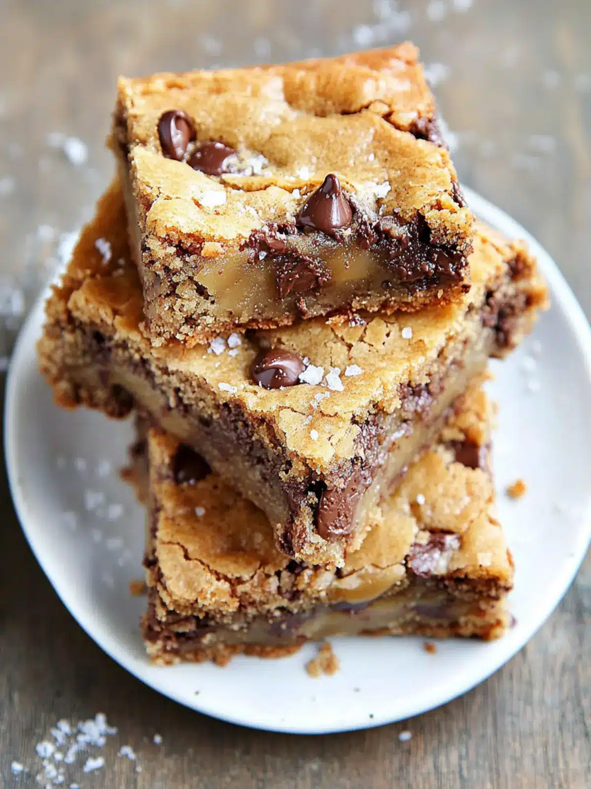 Gooey Salted Caramel Chocolate Chip Cookie Bars You ll Crave 3 Gooey Salted Caramel Chocolate Chip Cookie Bars
