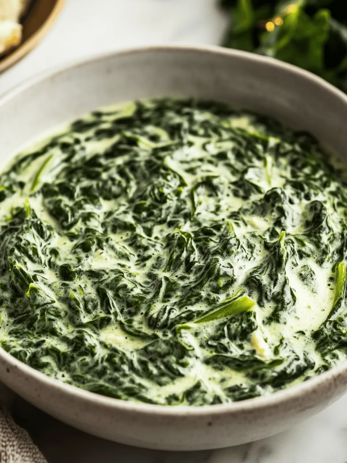 Creamed Spinach Bliss: Elevate Your Dinner Tonight 2 Creamed Spinach