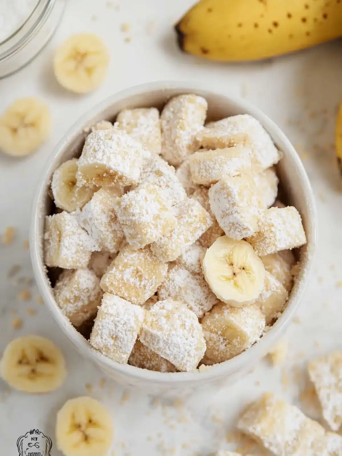 Deliciously Easy Banana Cream Pie Muddy Buddies Recipe 4 BANANA CREAM PIE MUDDY BUDDIES