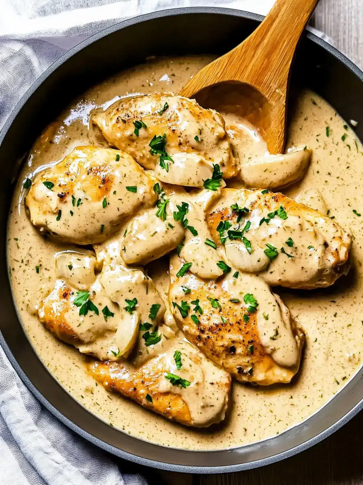Creamy Garlic Chicken That Will Make You Ditch Fast Food 3 Creamy Garlic Chicken