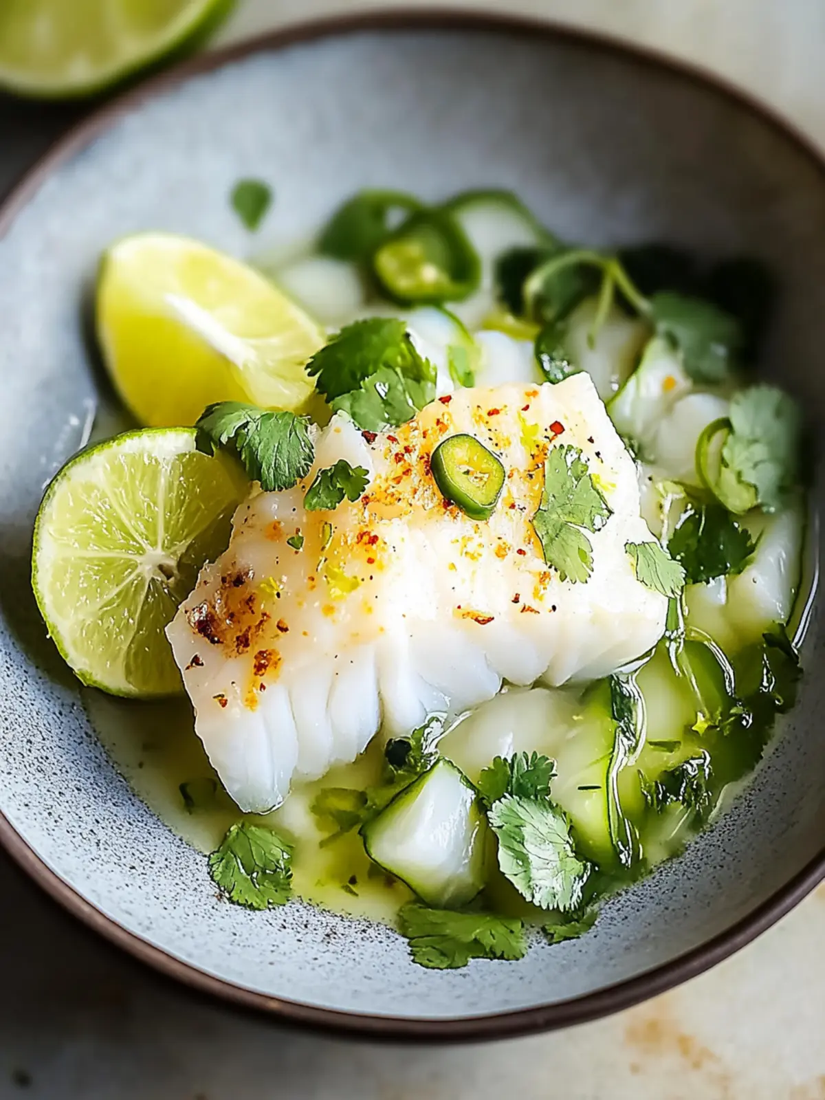 Coconut Poached Cod with Ginger and Lime for a Flavorful Escape 3 Coconut Poached Cod with Ginger and Lime