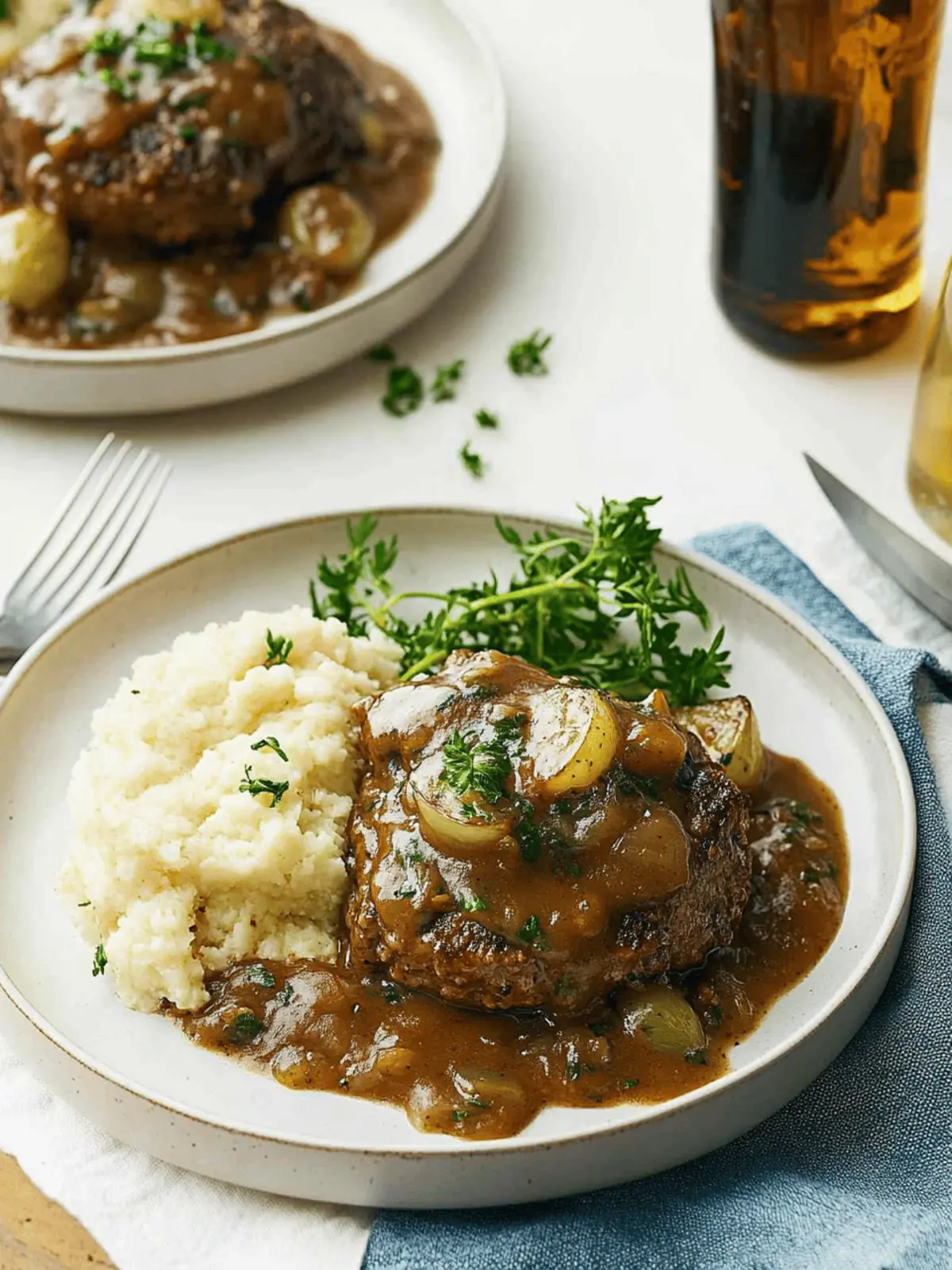 Savor Homemade Salisbury Steak with Rich Gravy Goodness 2 Salisbury Steak