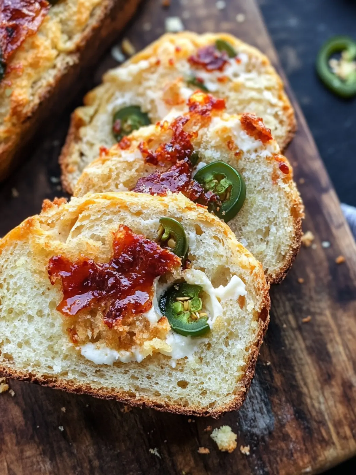 Jalapeño Popper English Muffin Bread: Bake Your New Favorite! 3 Jalapeño Popper English Muffin Bread