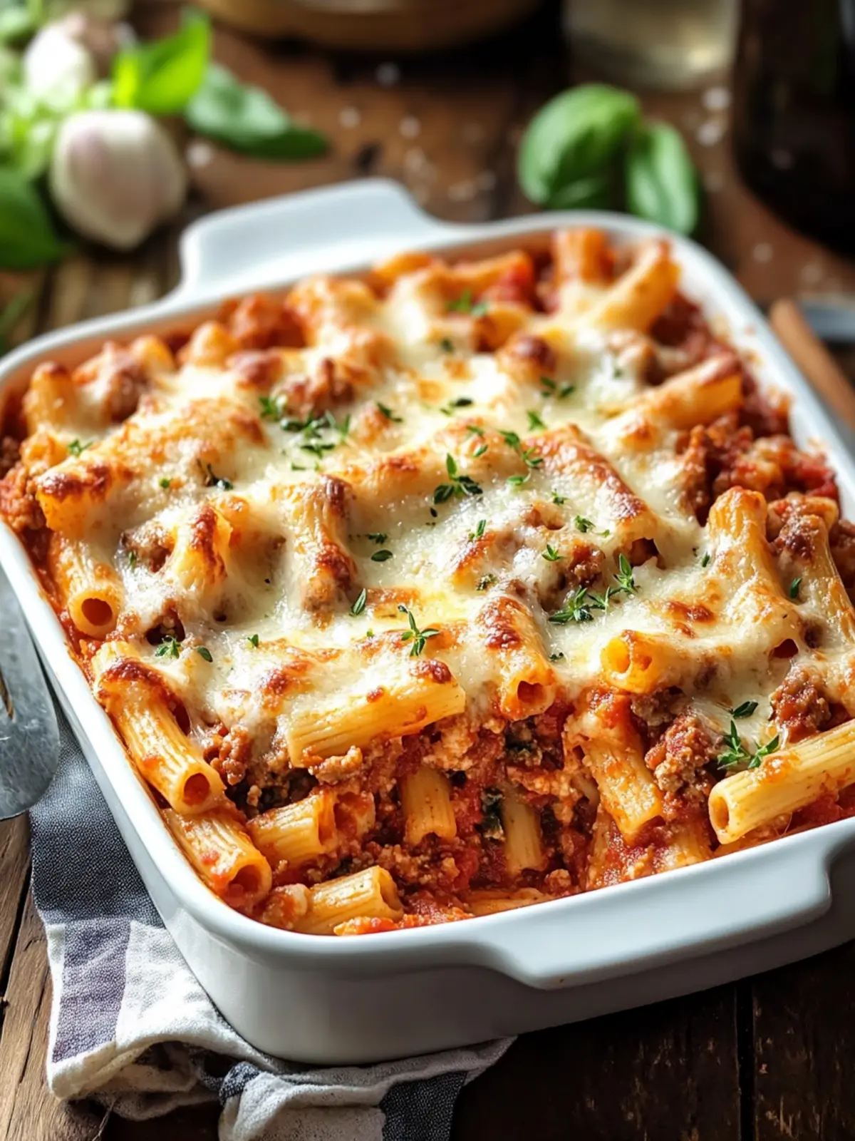 Savory Baked Ziti with Sausage That Everyone Will Love 2 Savory Baked Ziti with Sausage