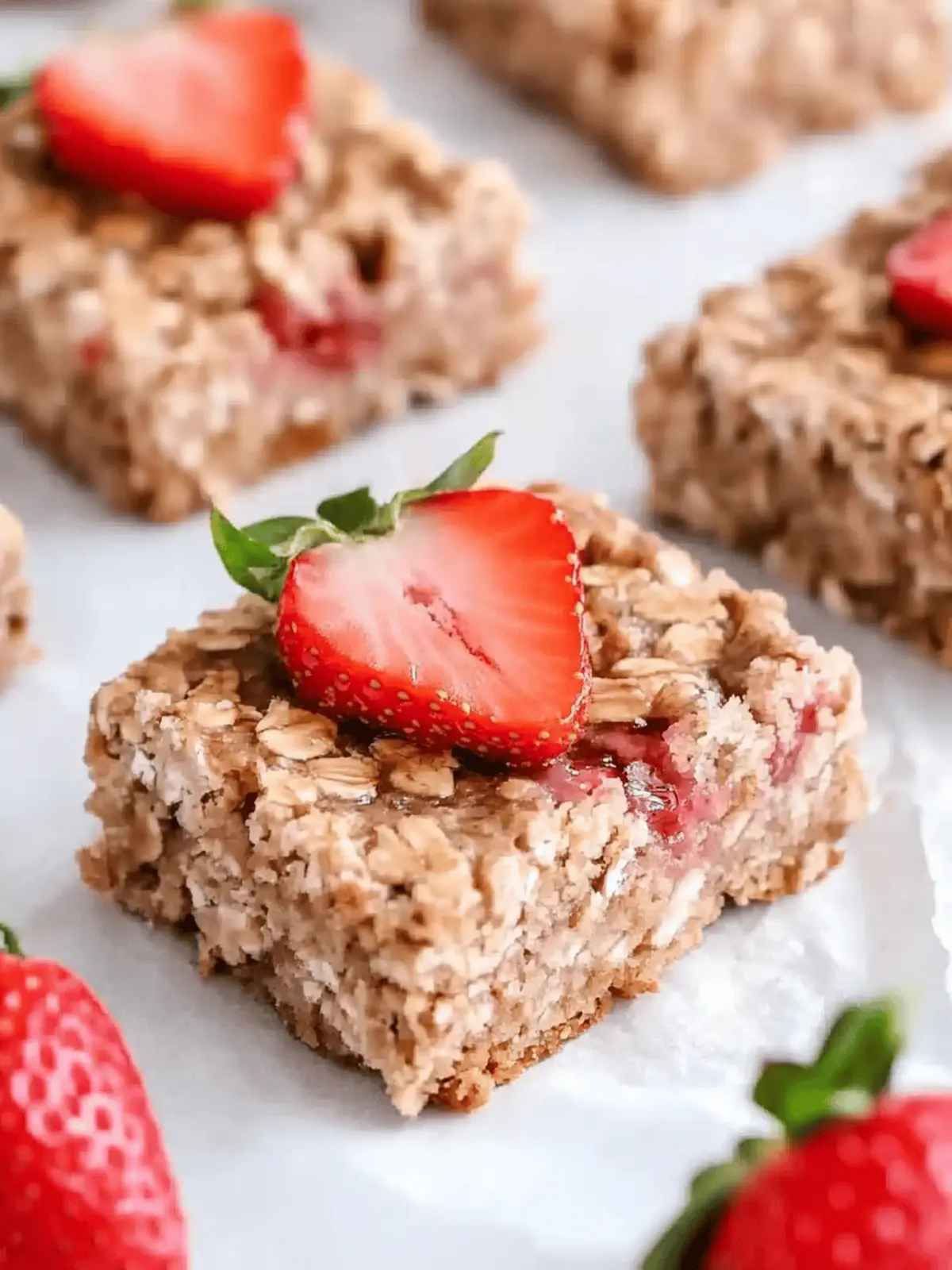 Delicious Strawberry Oatmeal Bars for Guilt-Free Snacking 4 Strawberry Oatmeal Bars