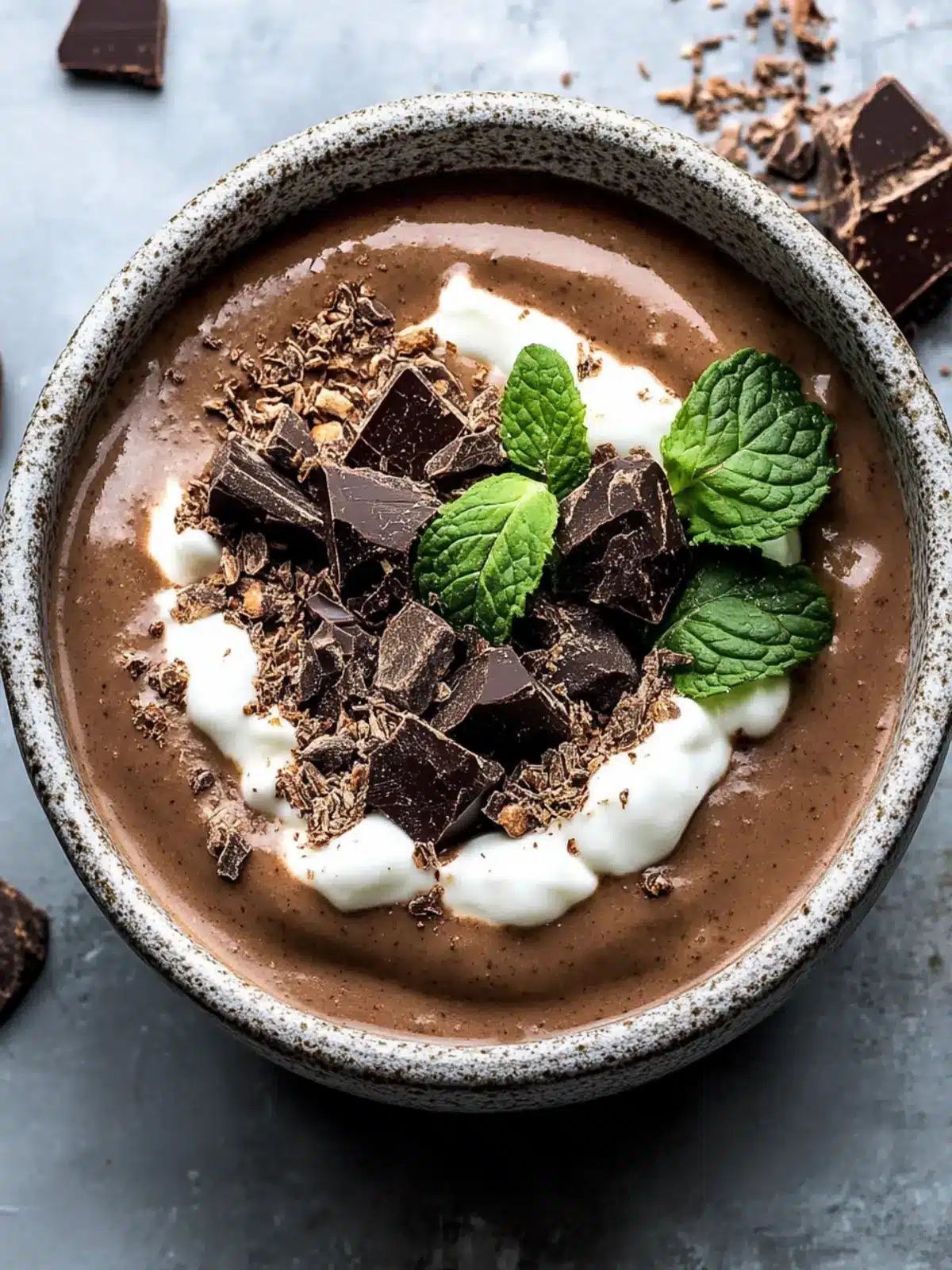 Mint Chocolate Smoothie Bowl: A Dreamy Healthy Indulgence 4 Mint Chocolate Smoothie Bowl