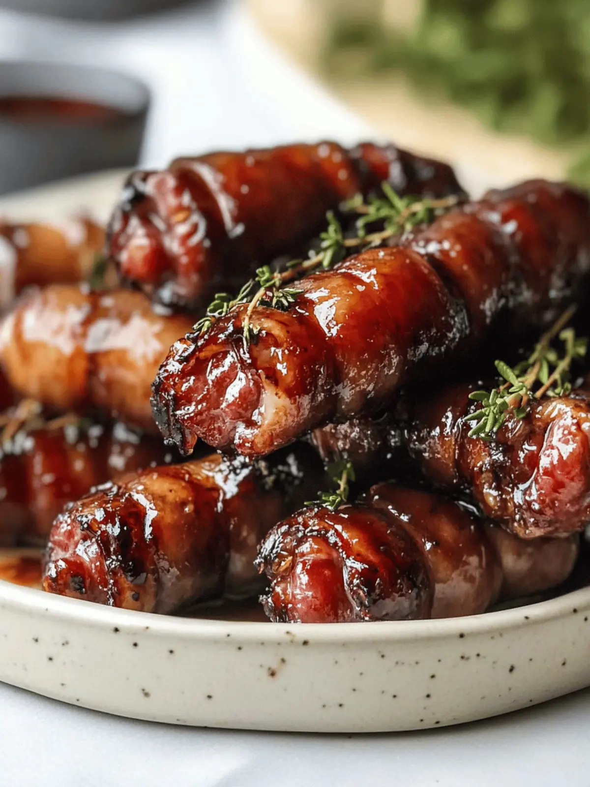 Sticky Pigs in Blankets: A Must-Try Comfort Food Treat 2 Sticky Pigs in Blankets