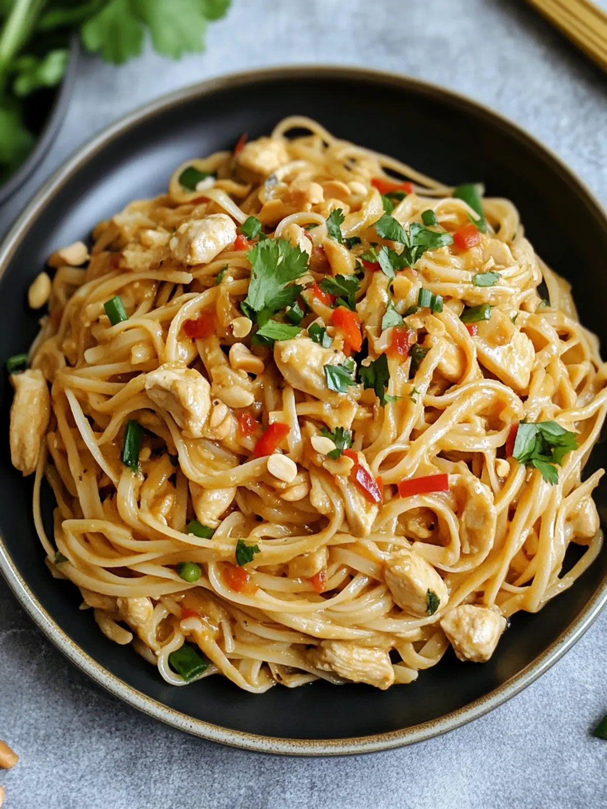 Delicious Thai Peanut Chicken Pasta for a Cozy Night In 3 Thai Peanut Chicken Pasta