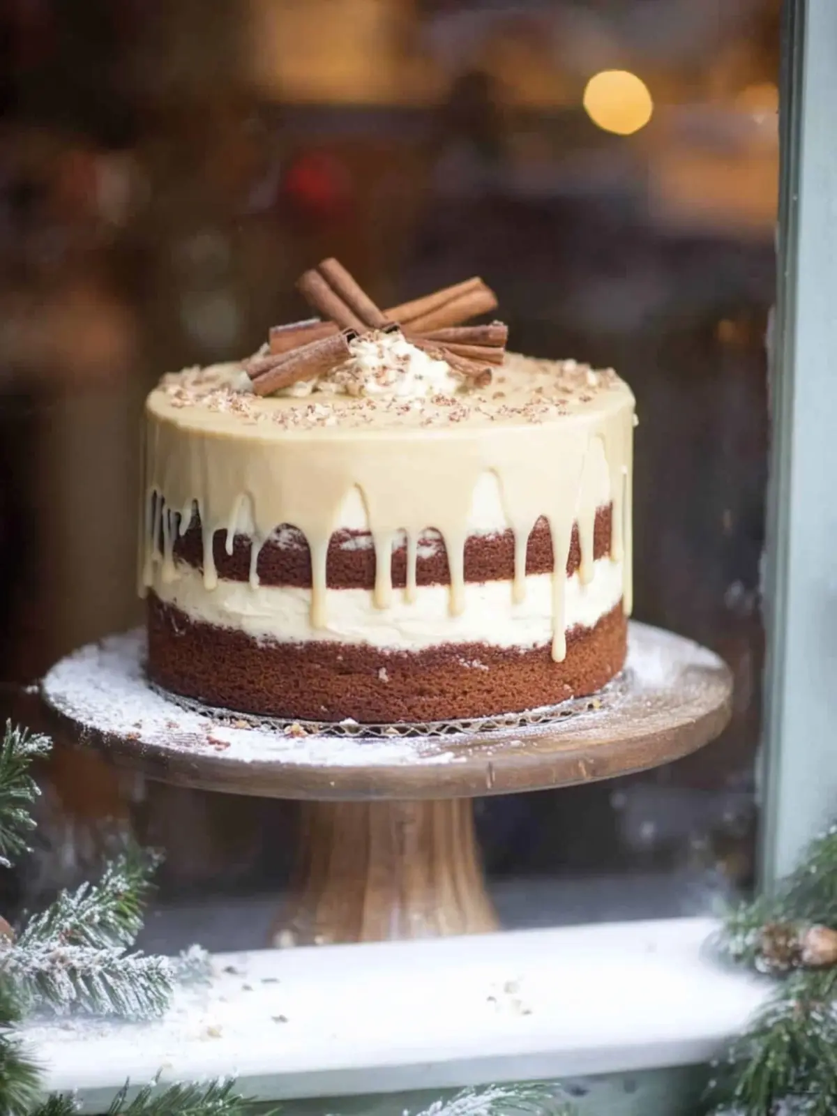 Irresistible Christmas Spice Cake with Eggnog Buttercream Delight 4 Christmas Spice Cake with Eggnog Buttercream