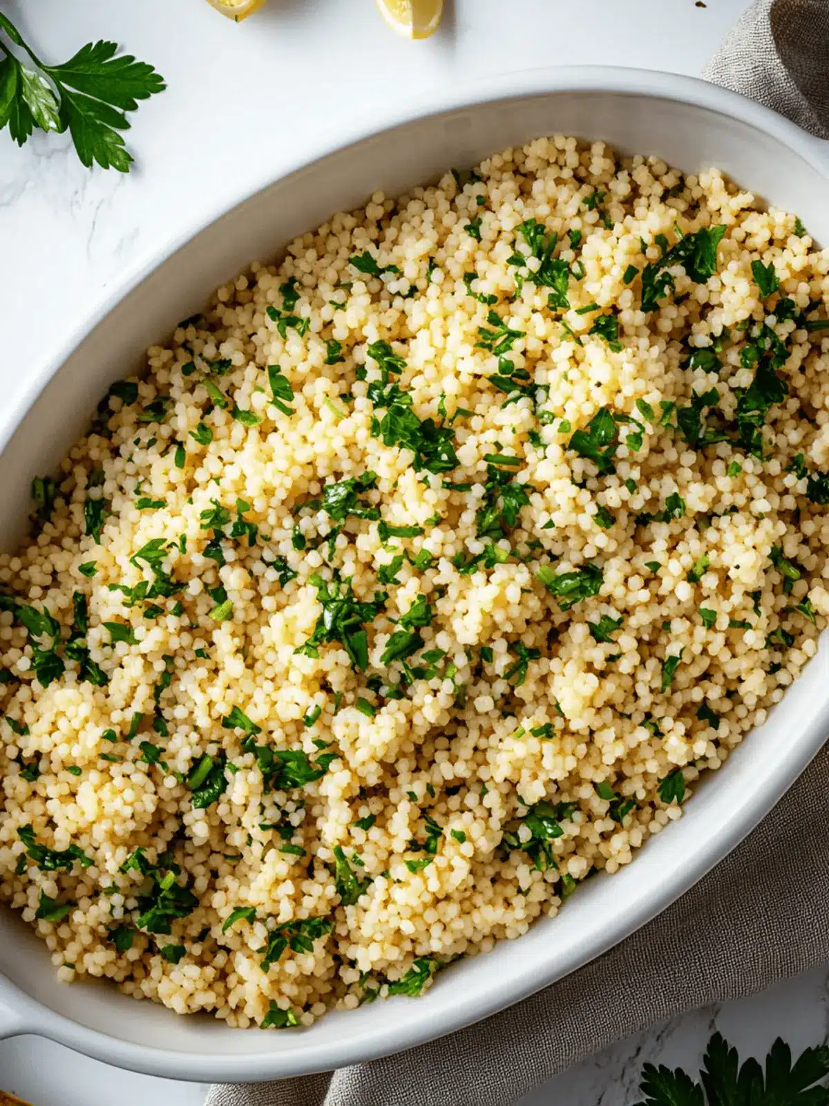 Herbed Couscous: Fluffy Goodness for Your Dinner Table 4 Herbed Couscous