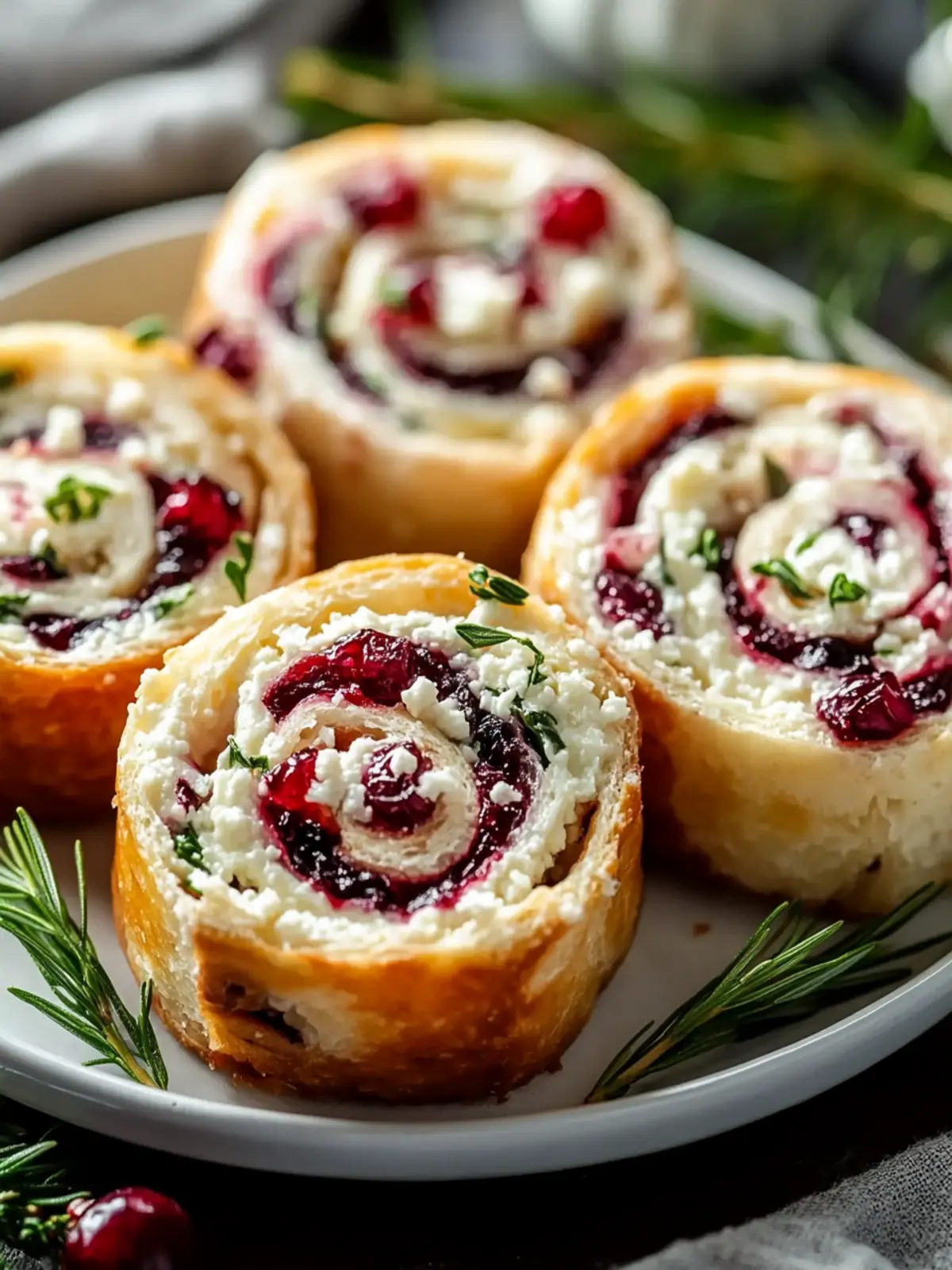 Easy Christmas Cranberry Feta Pinwheels That Wow at Parties 3 Easy Christmas Cranberry Feta Pinwheels Party Appetizer