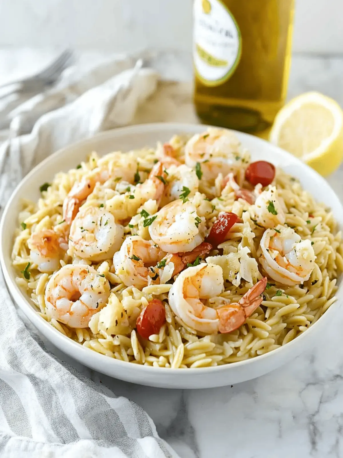 Lemon Orzo Salad with Garlic Butter Shrimp Anyone Can Master 3 Lemon Orzo Salad With Garlic Butter Shrimp