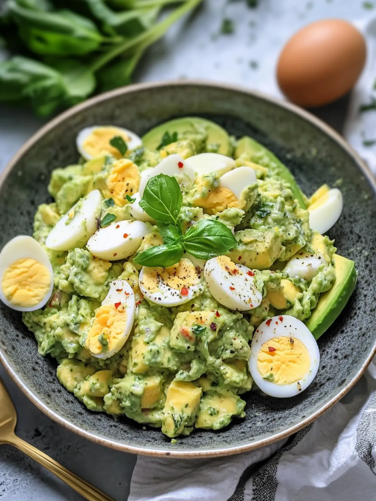 Herby Avocado Egg Salad That's Creamy and Healthy in 10 Minutes 4 Herby Avocado Egg Salad