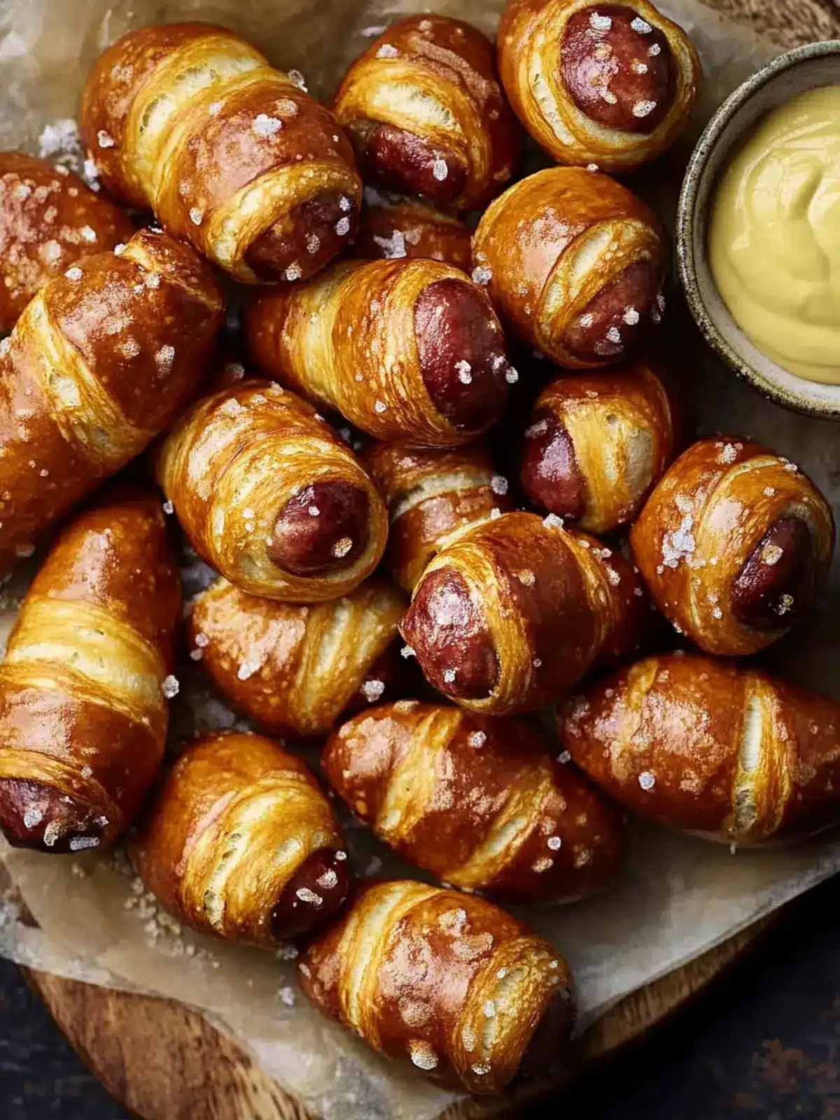 Pretzel Pigs in a Blanket: The Ultimate Game Day Snack 2 Pretzel Pigs in a Blanket