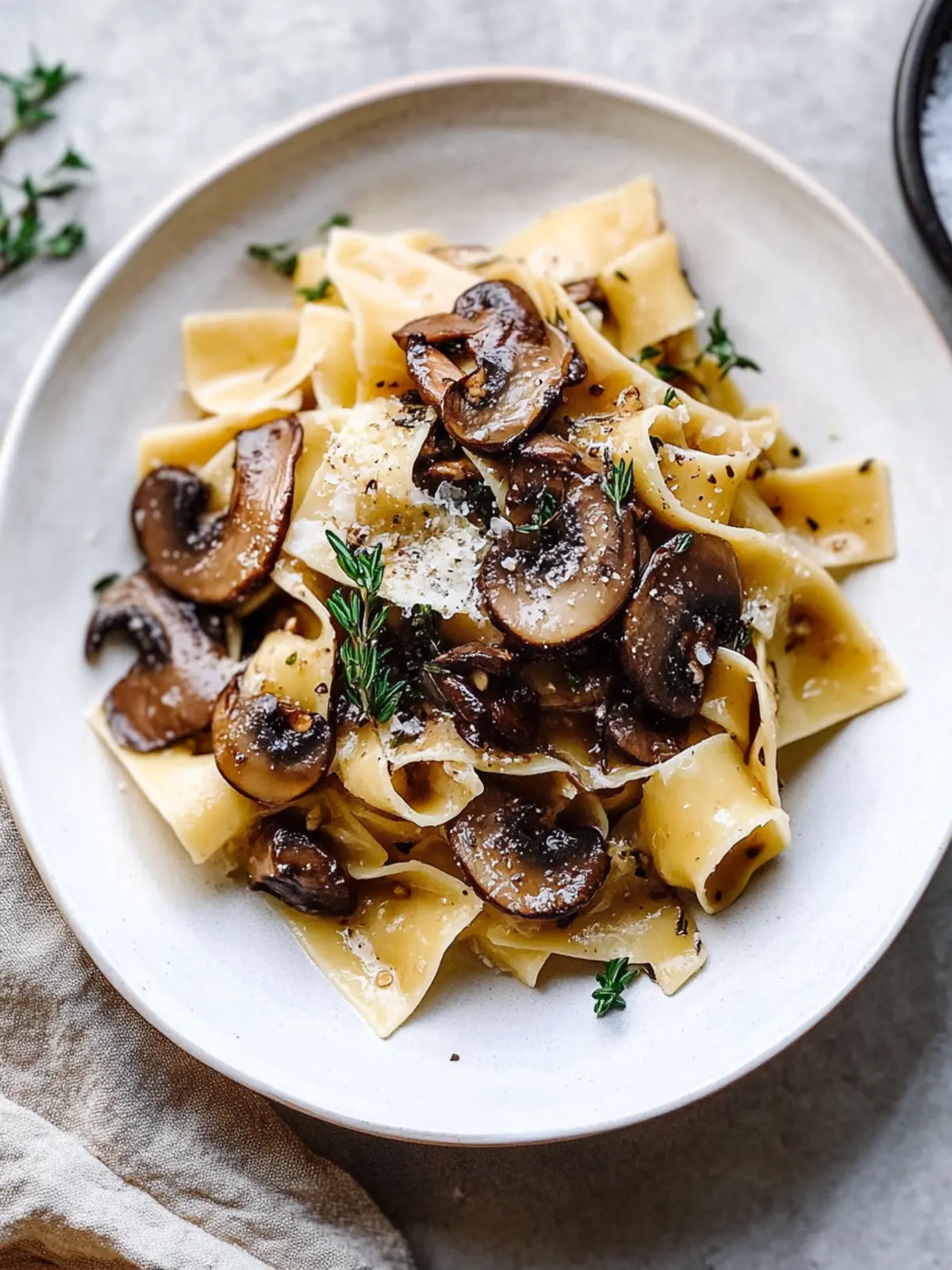 Savory Portobello Mushroom Pappardelle for Comfort Food Lovers 4 Portobello Mushroom Pappardelle