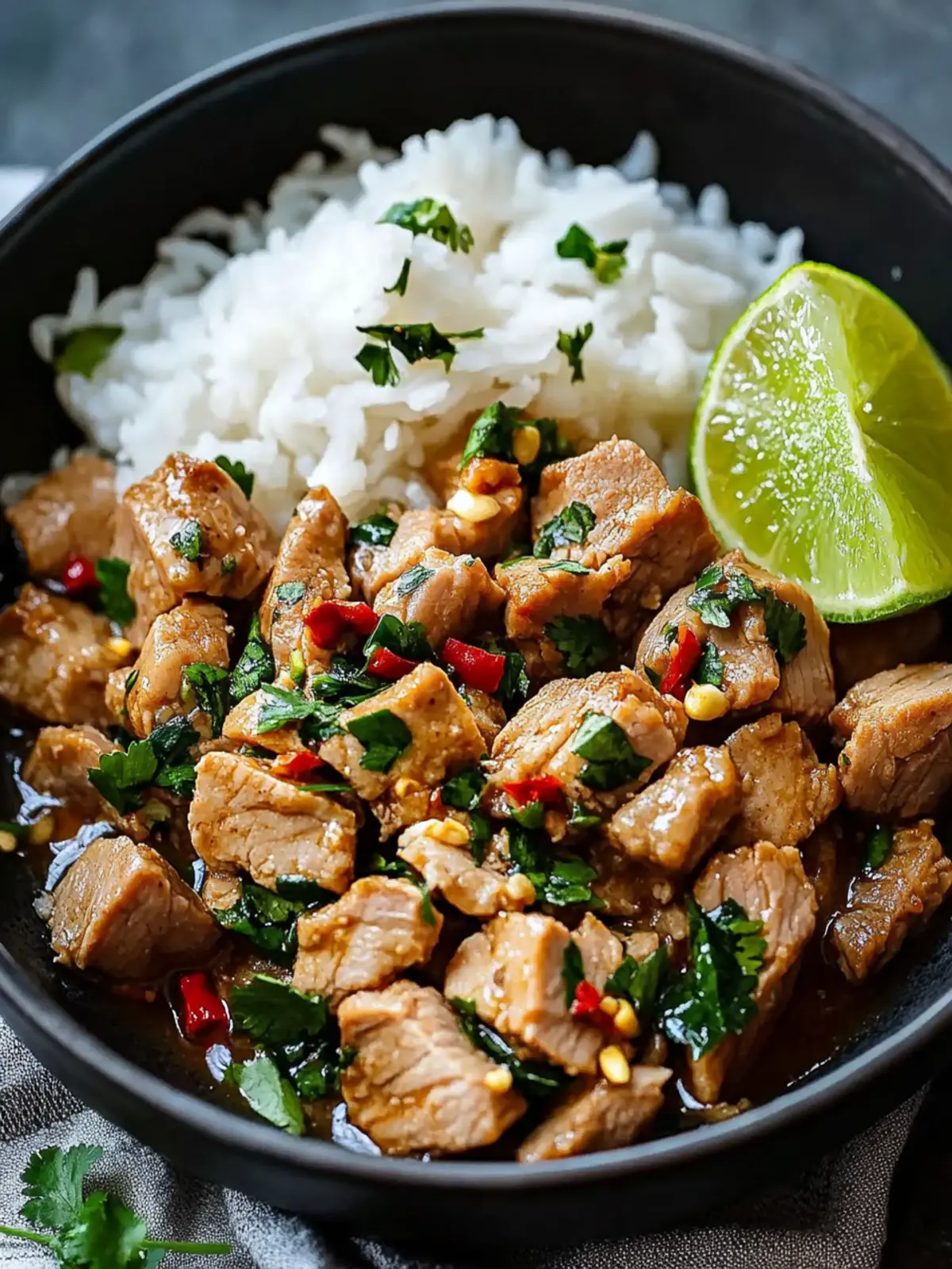 Ginger Lime Pork with Coconut: Quick Flavor Explosion at Home 3 Ginger Lime Pork with Coconut