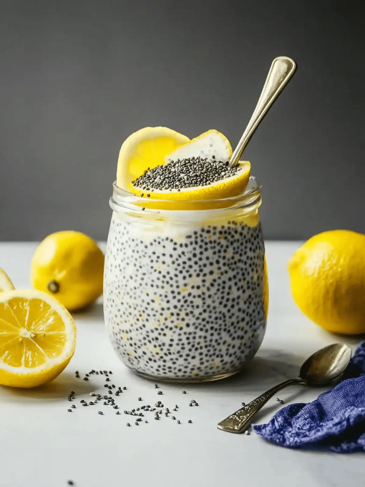 Lemon Cream Chia Pudding for a Refreshing Healthy Treat 2 Lemon Cream Chia Pudding