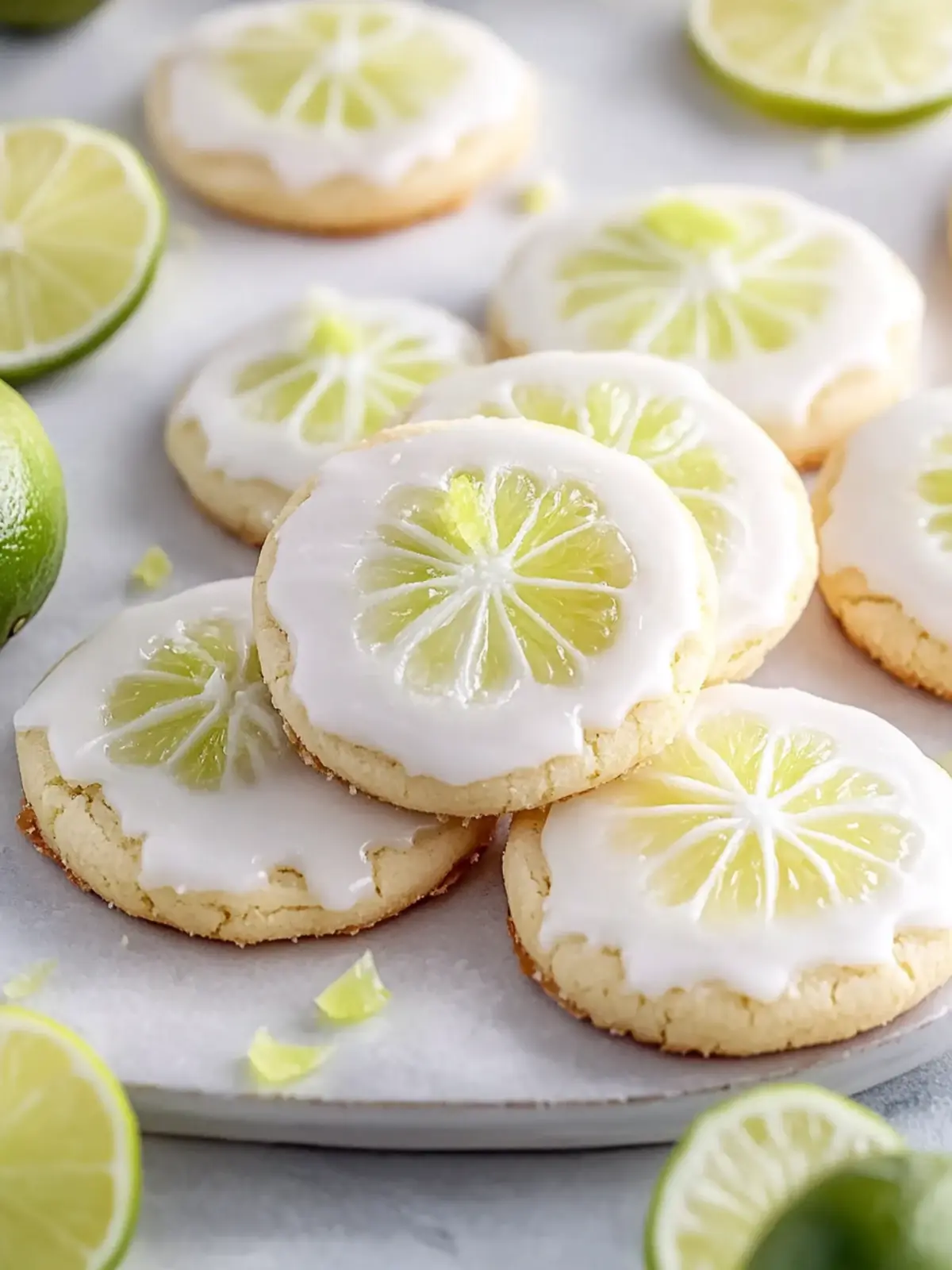 Iced Lime Shortbread Cookies That Brighten Your Summer Days 4 Iced Lime Shortbread Cookies