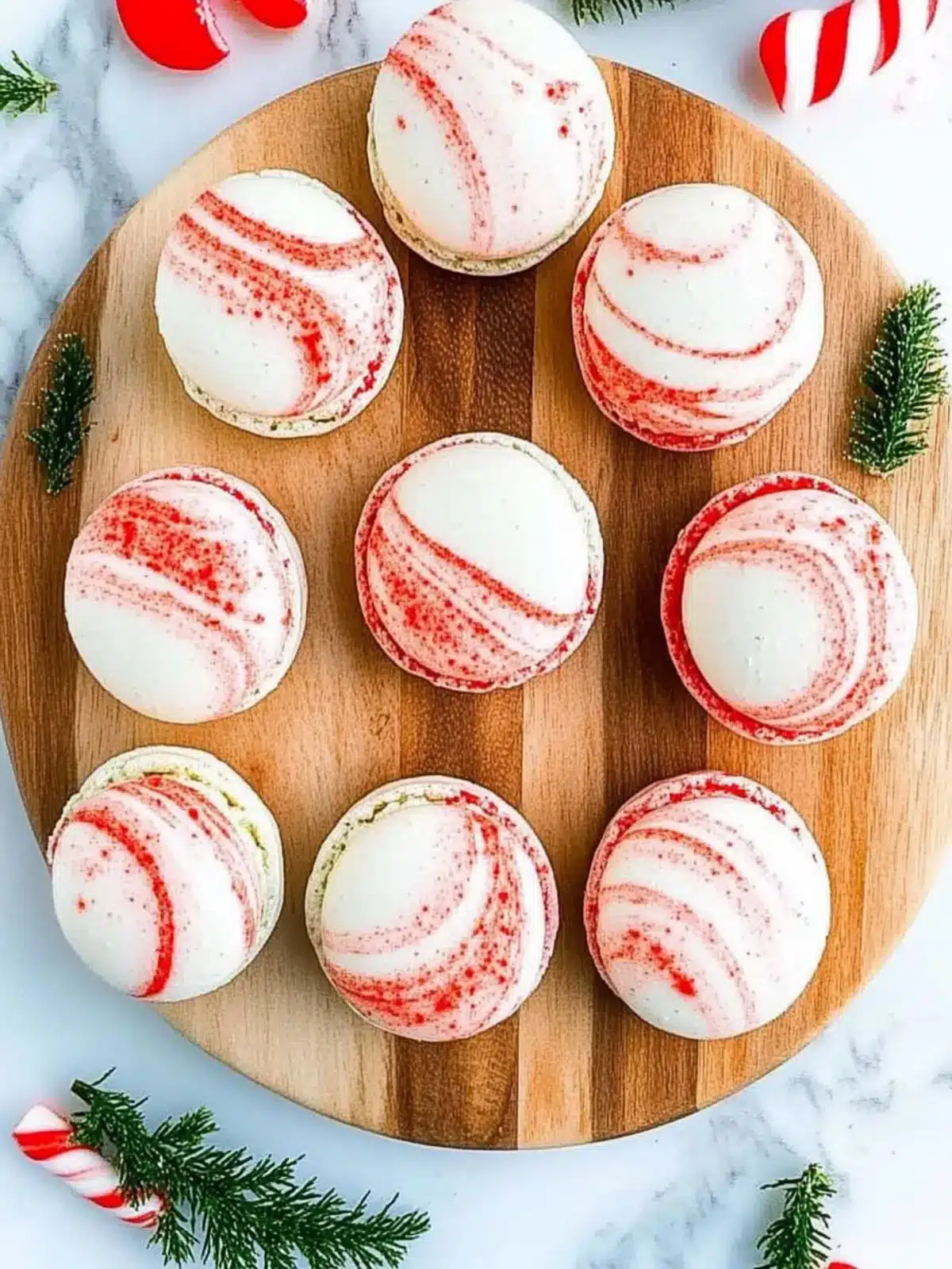 Delicious Peppermint Macarons for Your Festive Feast 2 Peppermint Macarons