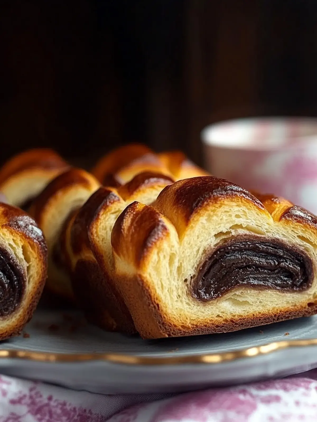 Indulge in Twisted Chocolate Brioche That Will Wow You! 2 Twisted Chocolate Brioche