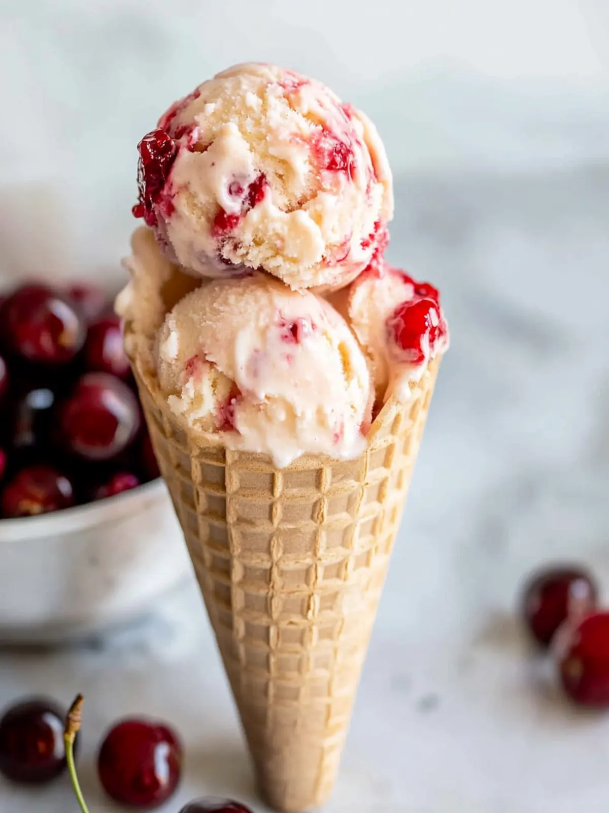 Creamy Cherry Amaretto Ice Cream for Ultimate Indulgence 2 Cherry Amaretto Ice Cream