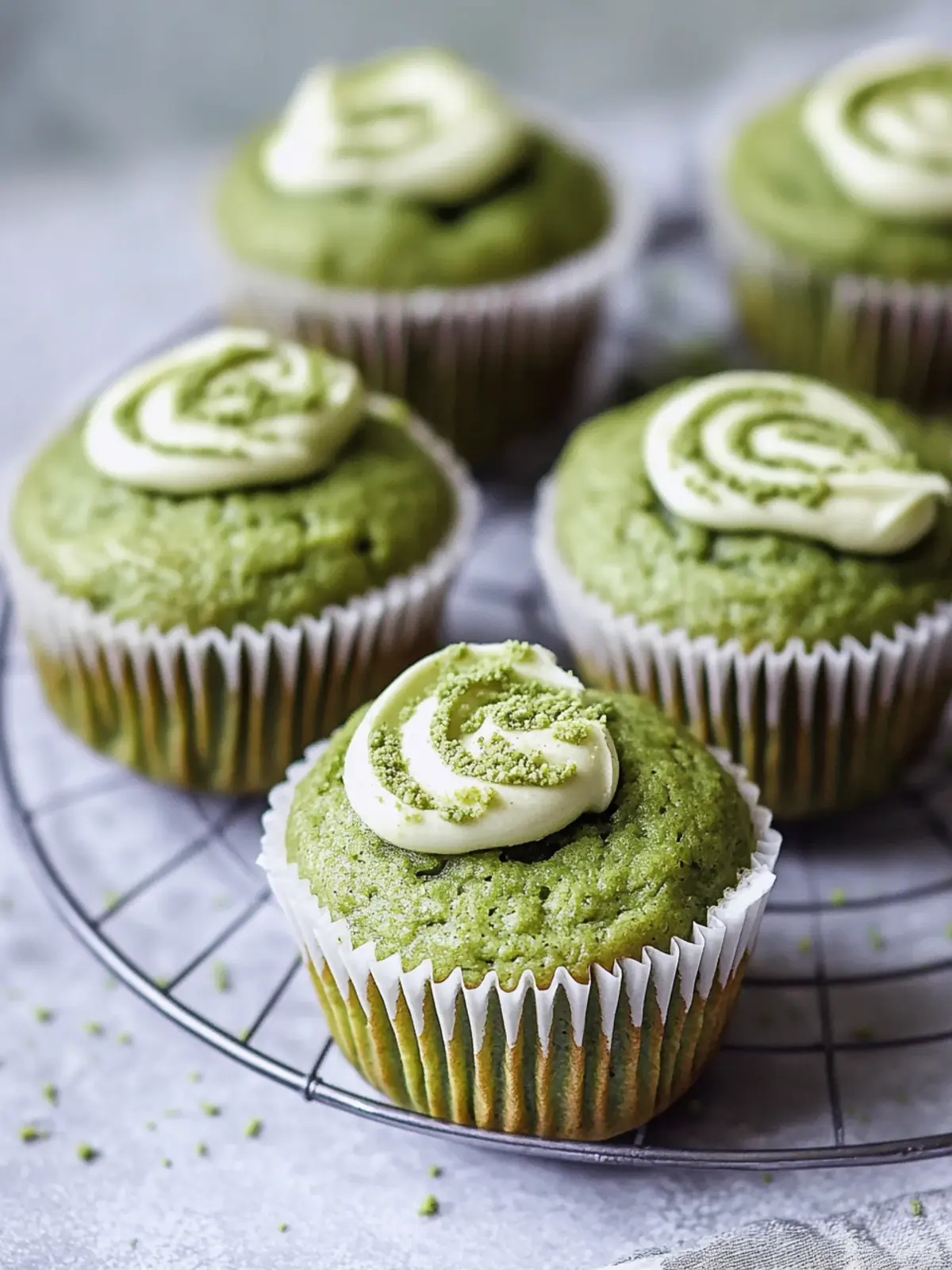 Matcha Muffins with Lemon Icing for Bright Spring Mornings 2 Matcha Muffins with Lemon Icing