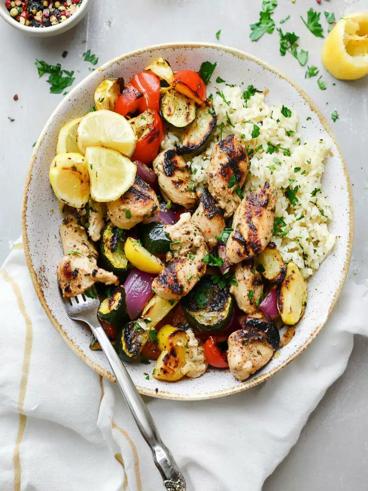 Juicy Chicken Souvlaki with Grilled Veggies for Summer Feasts 2 Chicken Souvlaki with Grilled Vegetables