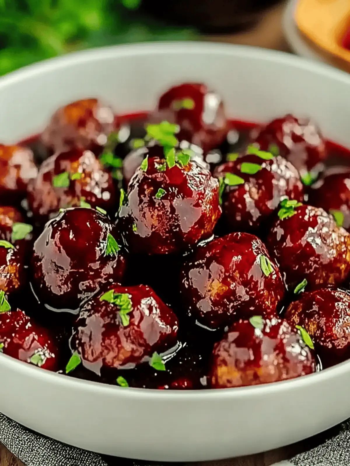 Savory Christmas Cranberry Meatballs That Steal the Show 3 Savory Christmas Cranberry Meatballs