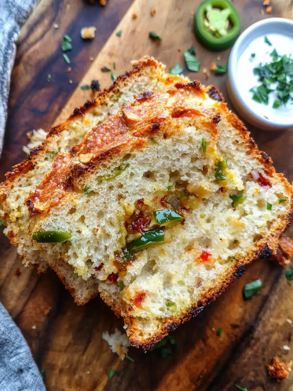 Jalapeño Popper English Muffin Bread: Bake Your New Favorite! 4 Jalapeño Popper English Muffin Bread
