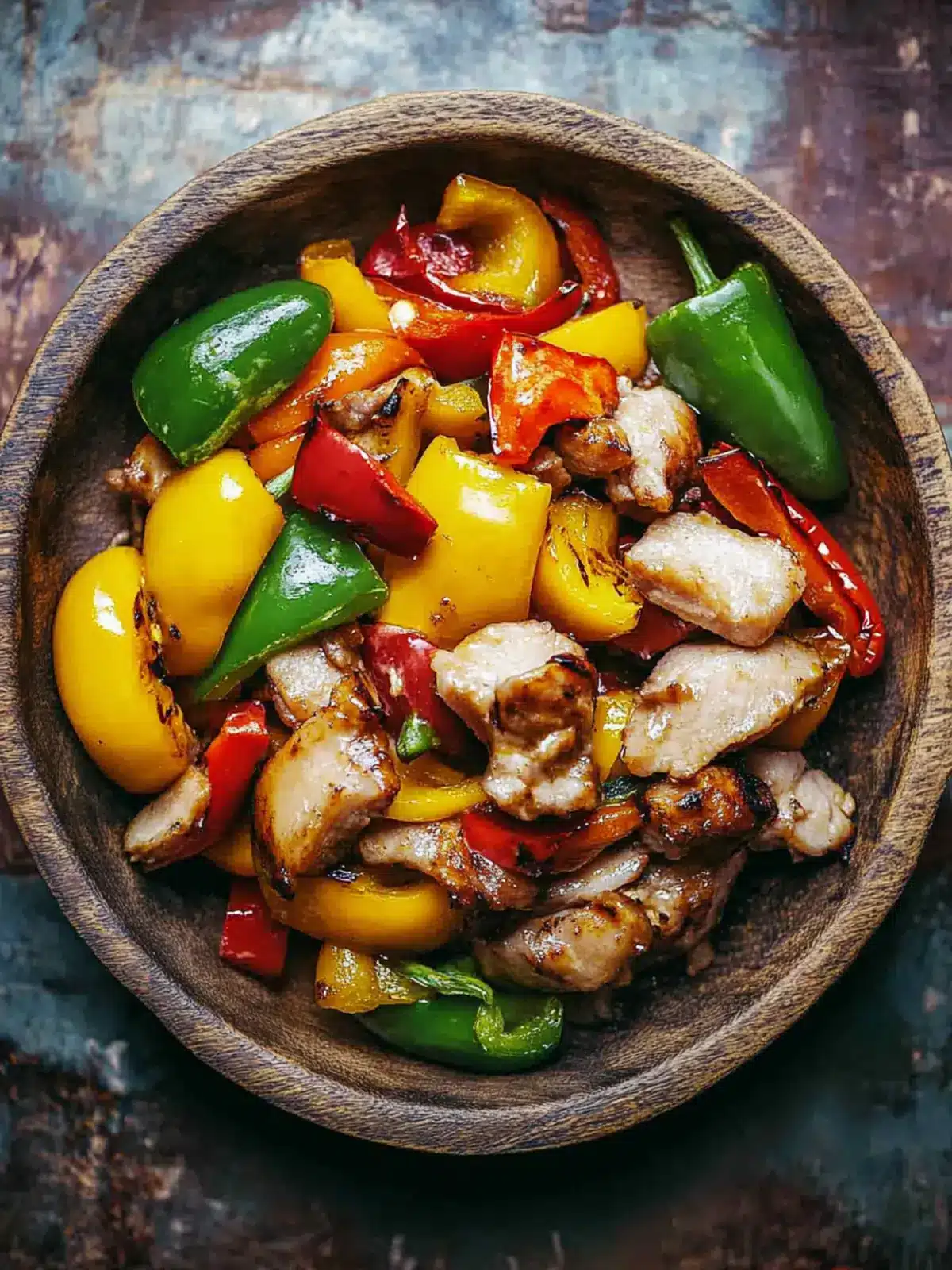 Savory Pork and Peppers Stir-Fry for a Flavorful Feast 2 Pork and peppers