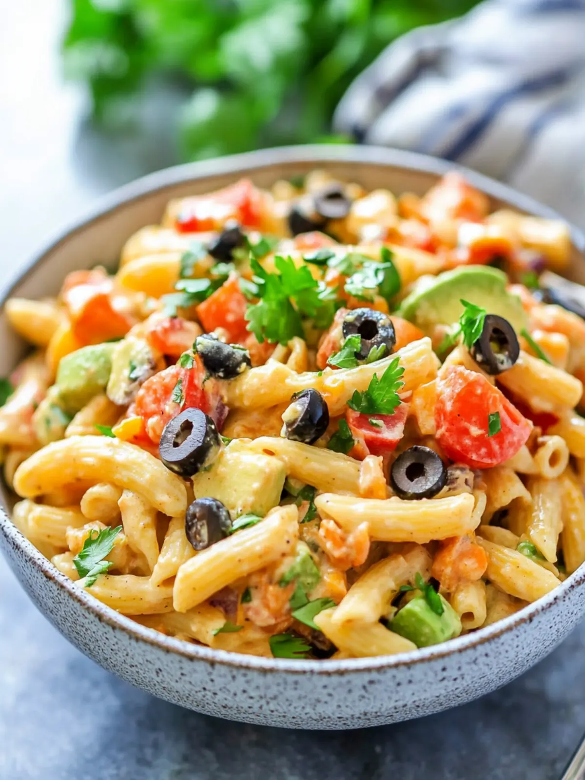 Zesty Southwest Pasta Salad with Spicy Garlic Dressing Delight 3 Southwest Pasta Salad with Spicy Garlic Dressing