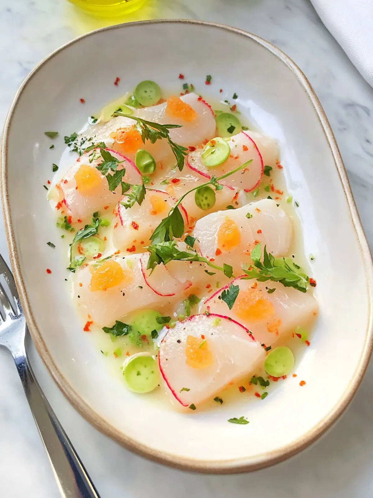 Hamachi Crudo with Grapefruit and Serrano Chili Delight 3 Hamachi Crudo with Grapefruit and Serrano Chili