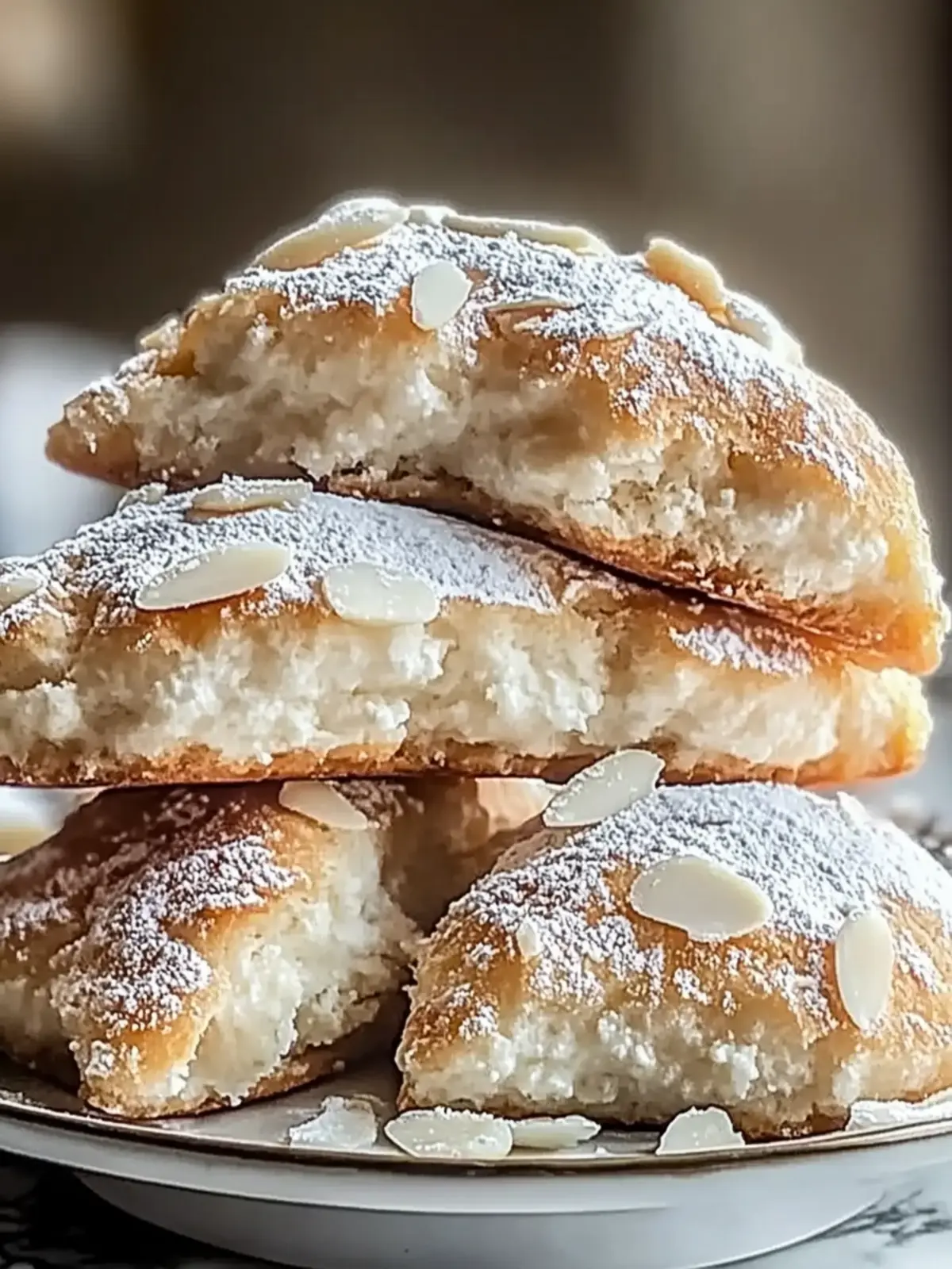Soft Ricotta Almond Pillows That Melts in Your Mouth 3 Soft Ricotta Almond Pillows