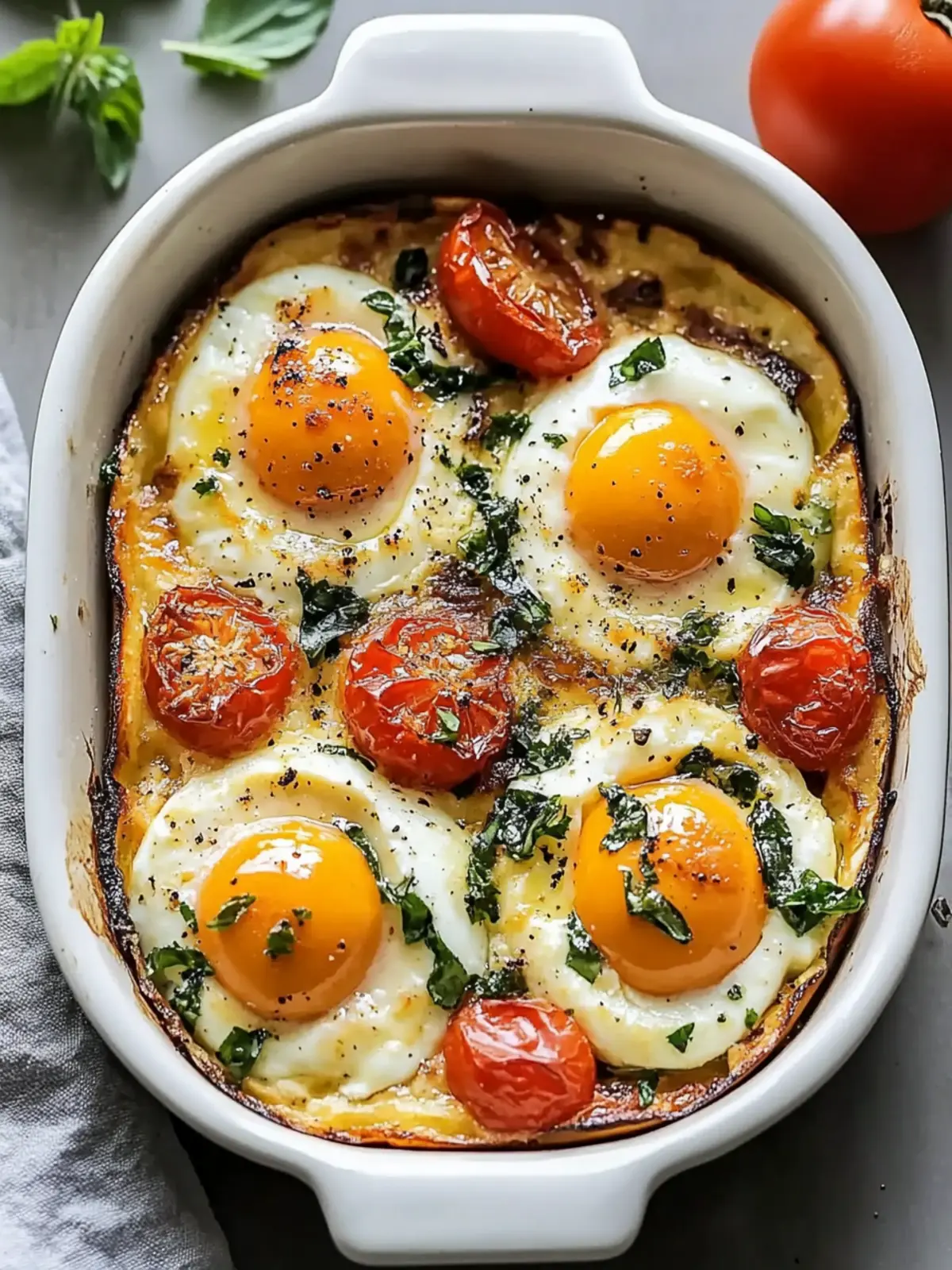Mediterranean Baked Feta Eggs for a Flavorful Breakfast Boost 2 Mediterranean Baked Feta Eggs